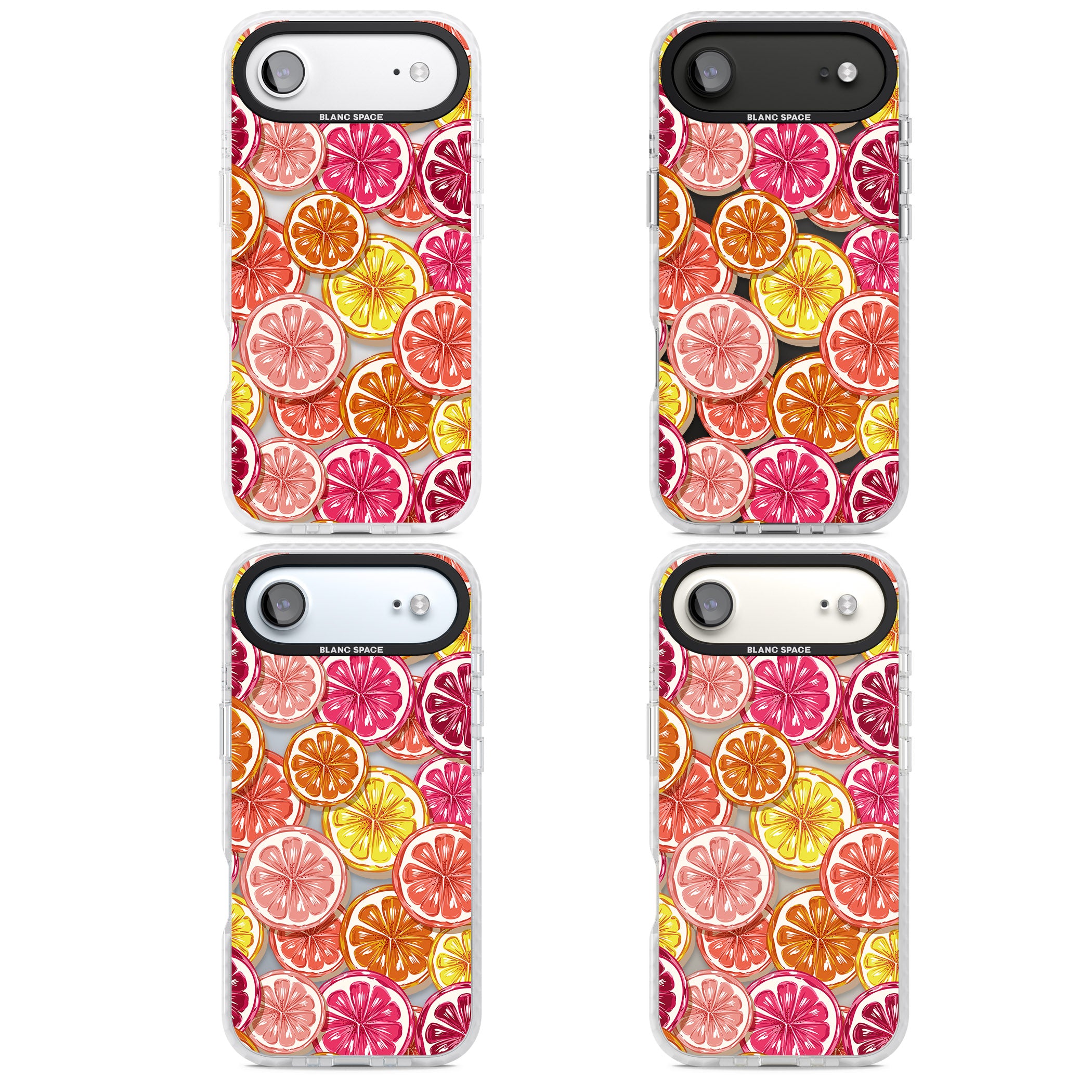 Citrus Fiesta iPhone 17 Air Impact Clear Phone Case APT Impact Protection