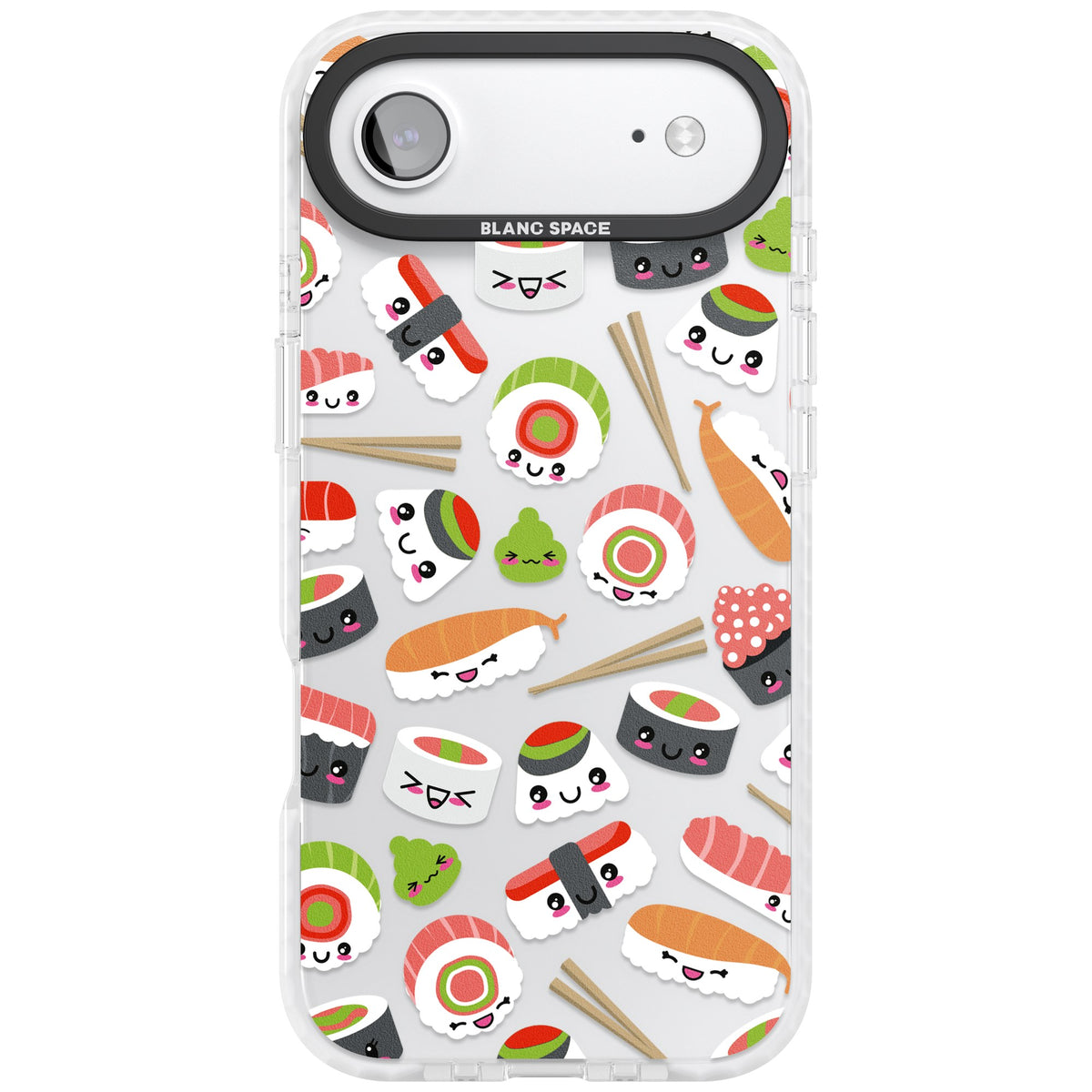 Kawaii Sushi Party iPhone Air Impact Clear Phone Case front
