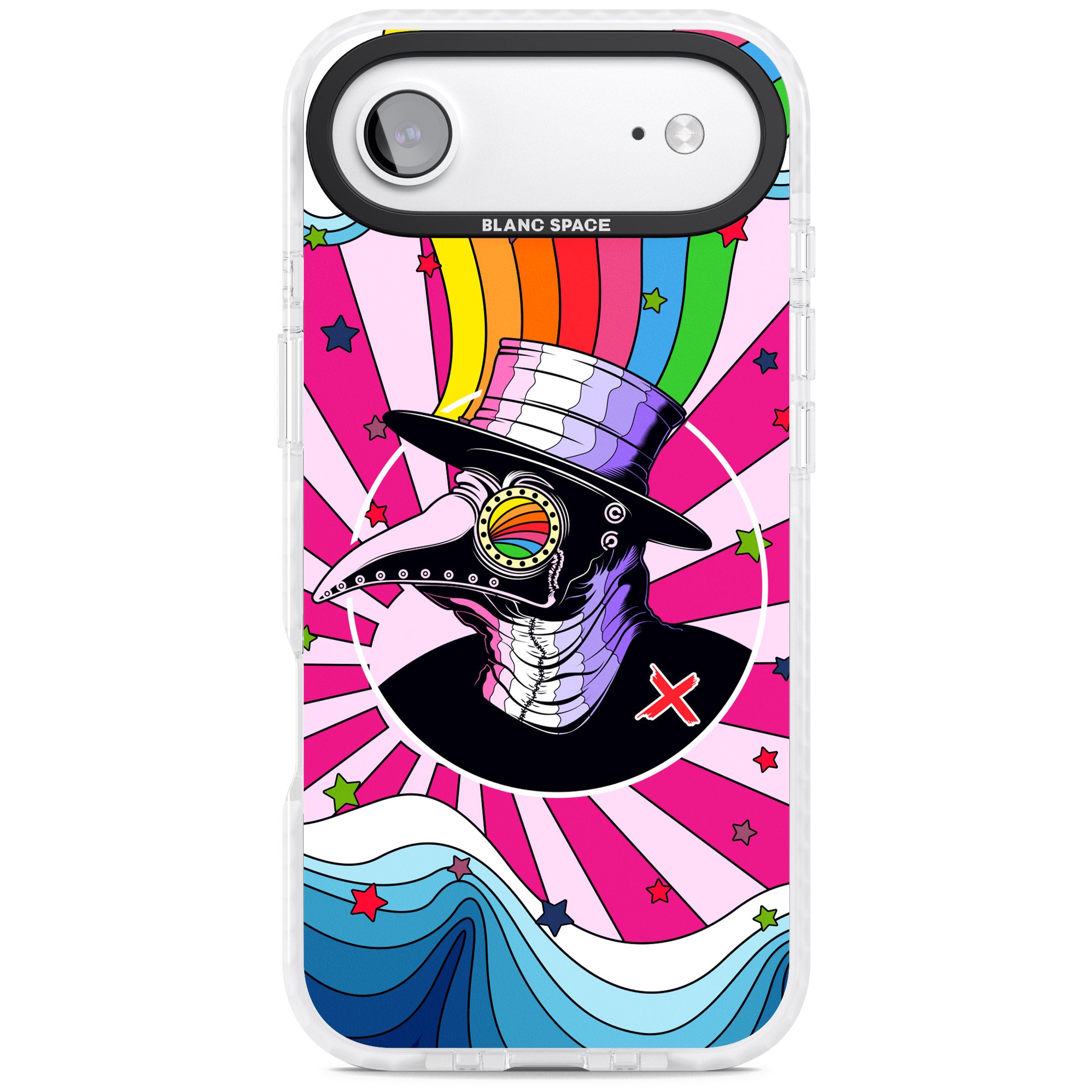 Plague Doctor Passion iPhone 17 Air Impact Clear Phone Case