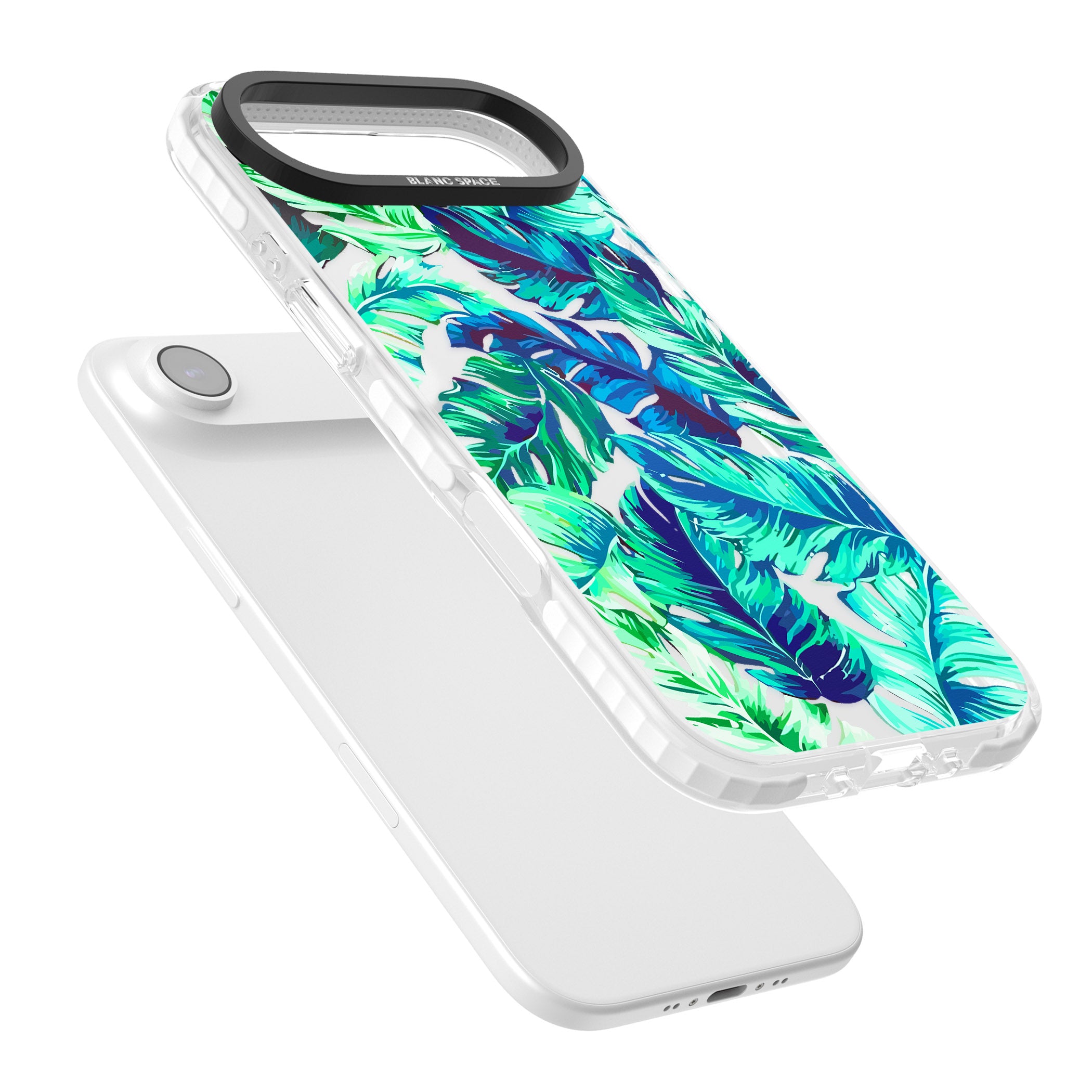 Tropical Palms iPhone 17 Air Impact Clear Phone Case Colours