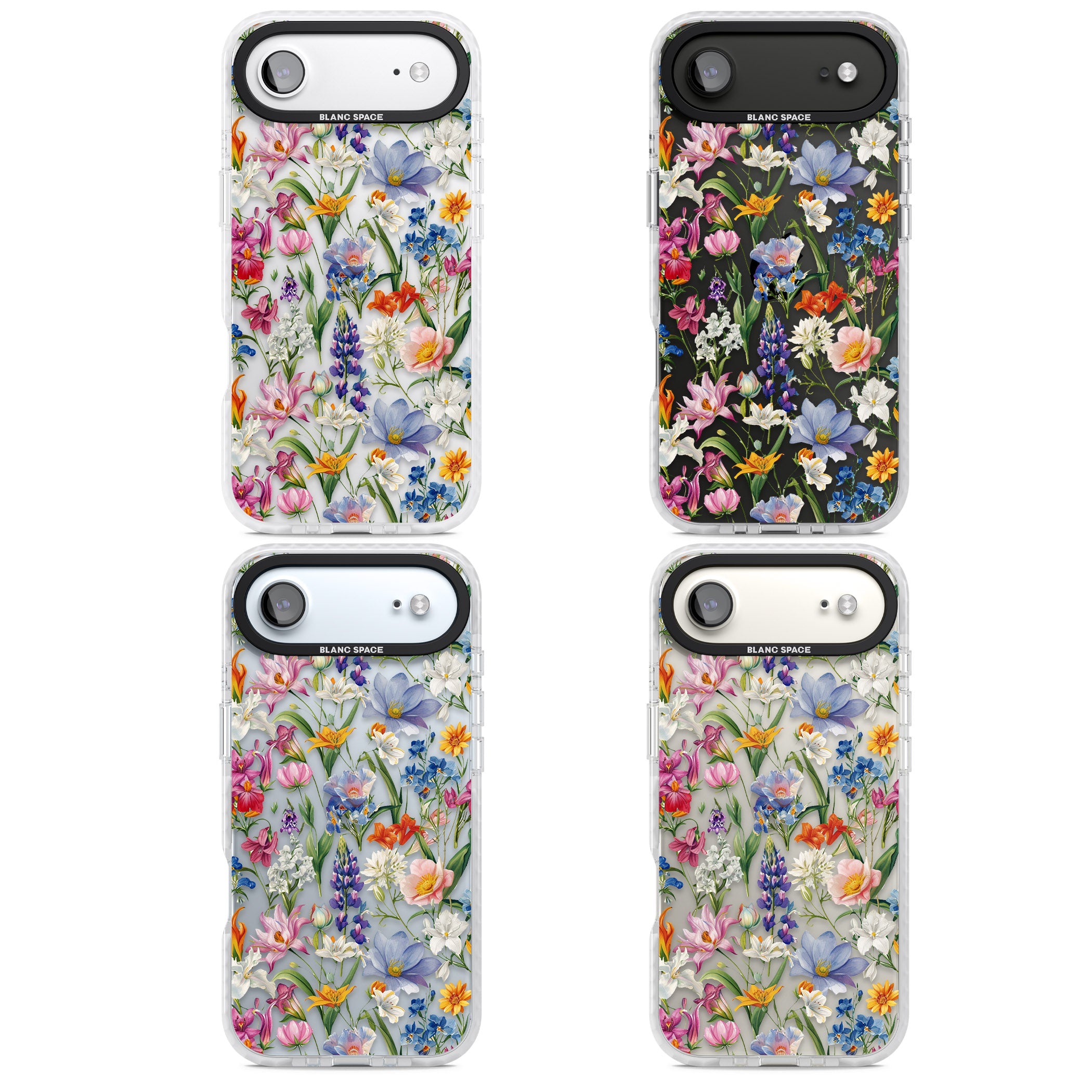 Vintage Wildflowers iPhone 17 Air Impact Clear Phone Case APT Impact Protection
