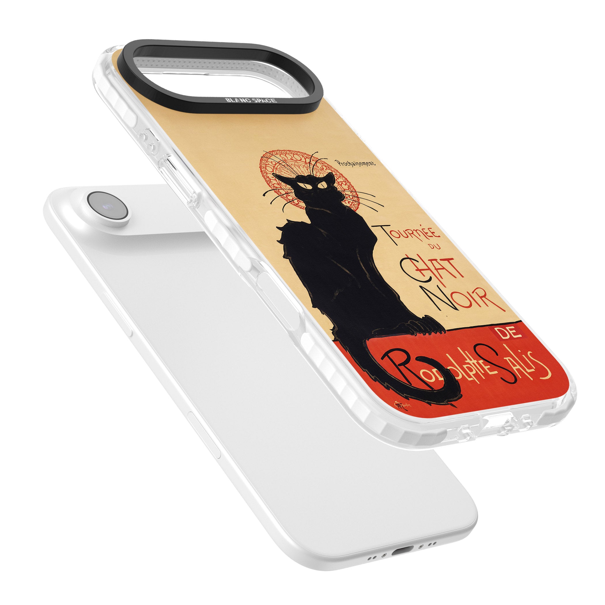 Tournee Du Chat Noir Poster iPhone 17 Air Impact Clear Phone Case Colours