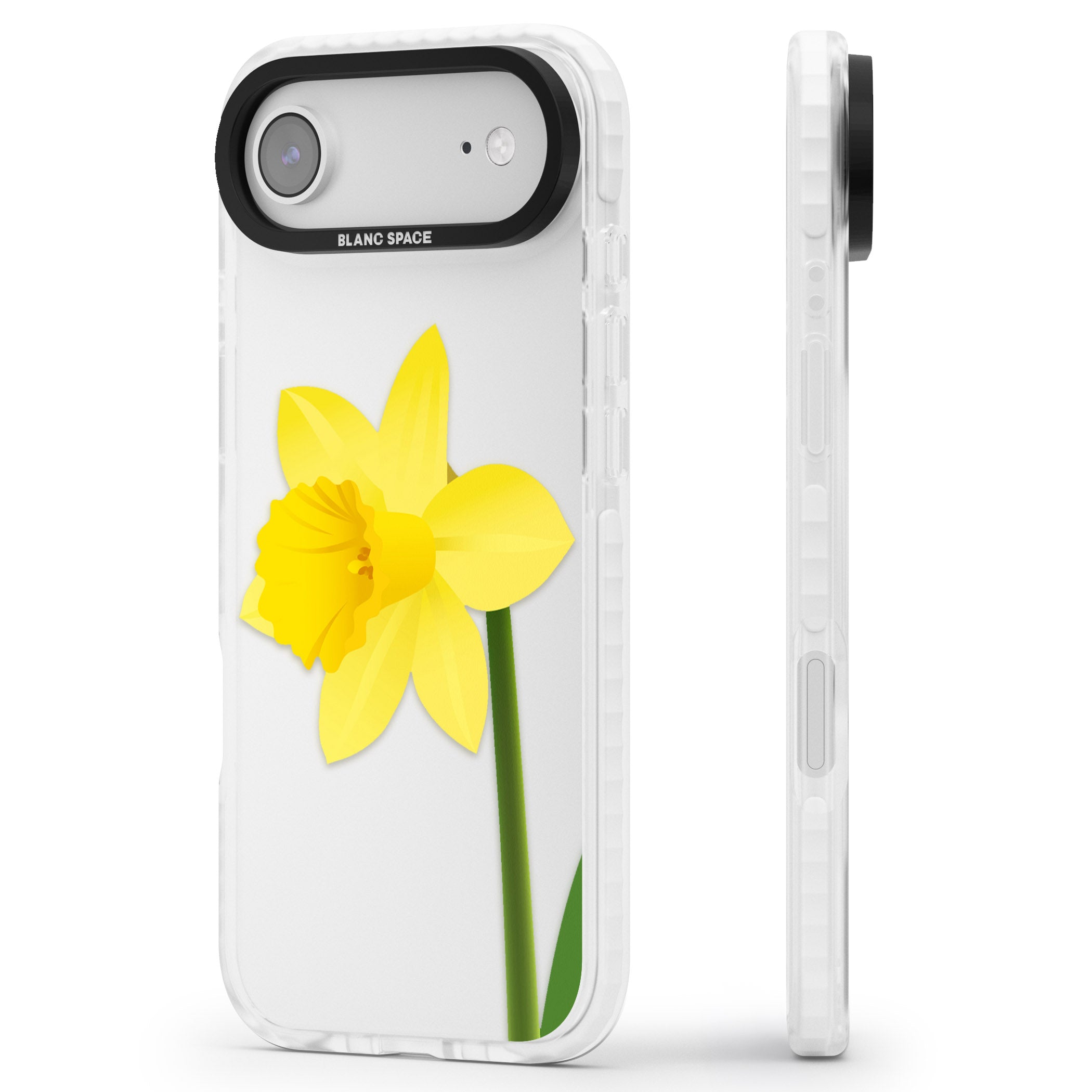 Daffodil iPhone 17 Air Impact Clear Phone Case Side Profile