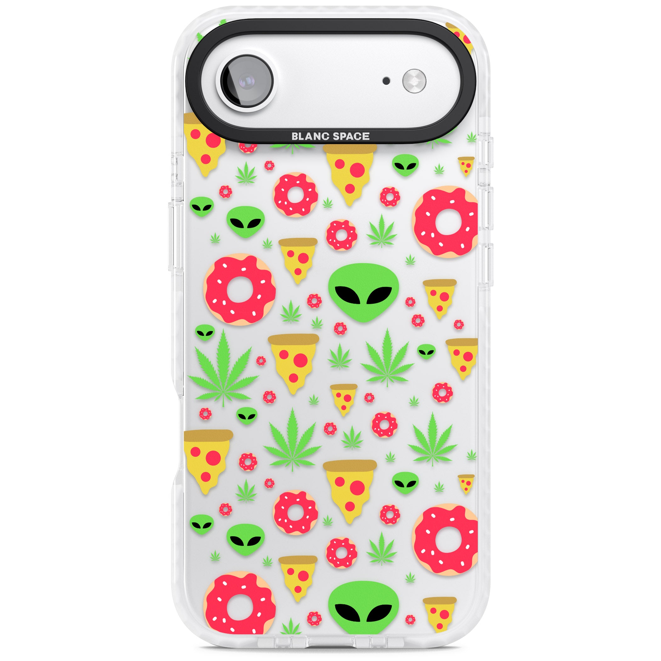 Martians & Munchies iPhone 17 Air Impact Clear Phone Case