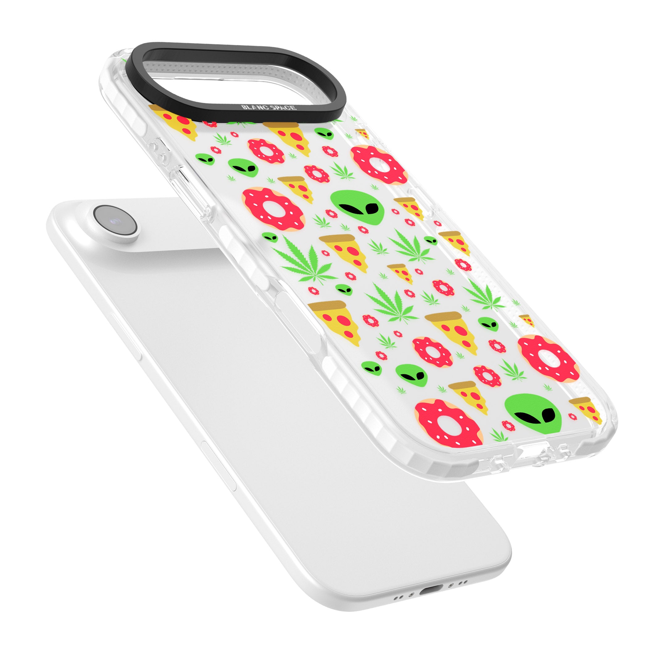 Martians & Munchies iPhone 17 Air Impact Clear Phone Case Colours