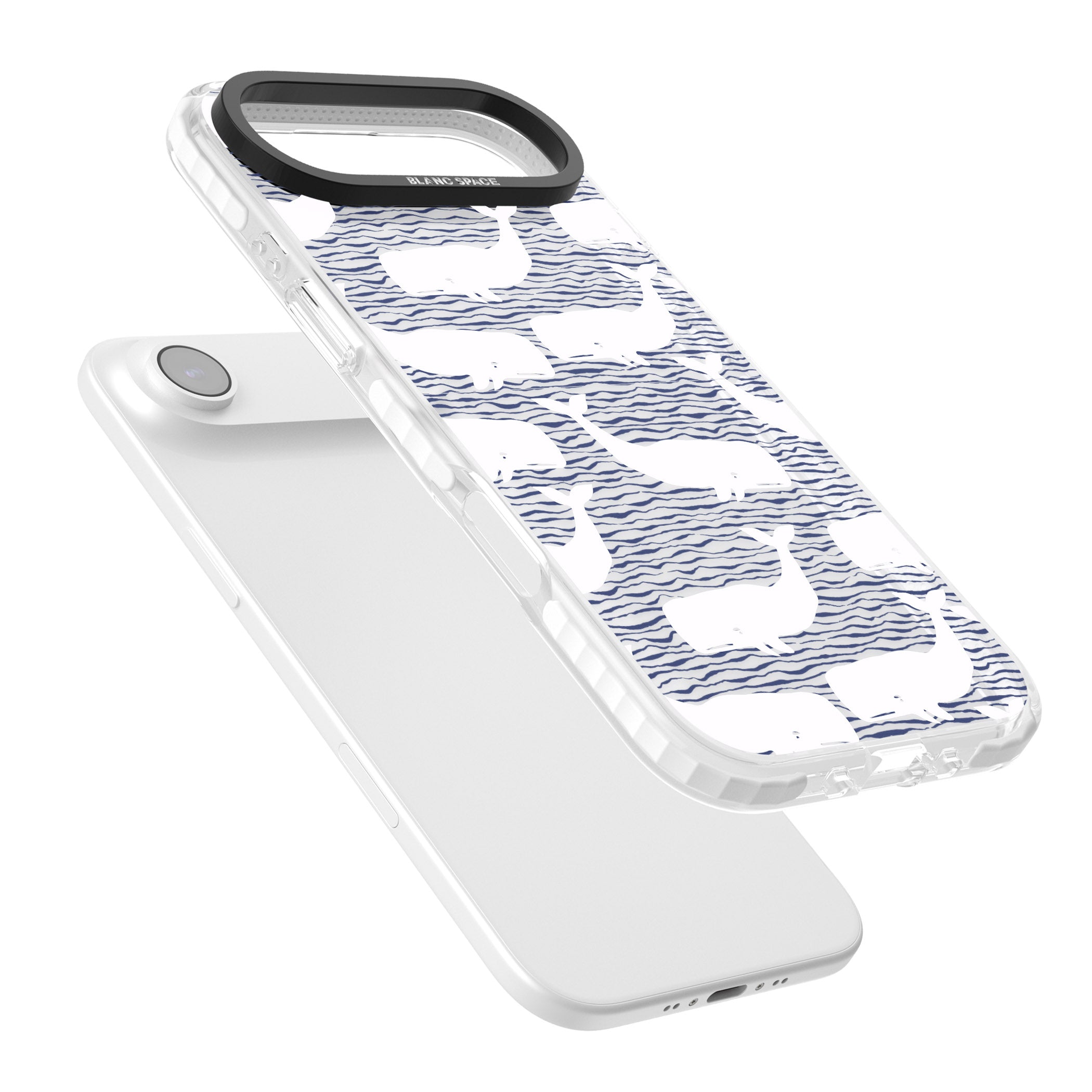 Whale Wave iPhone 17 Air Impact Clear Phone Case Colours