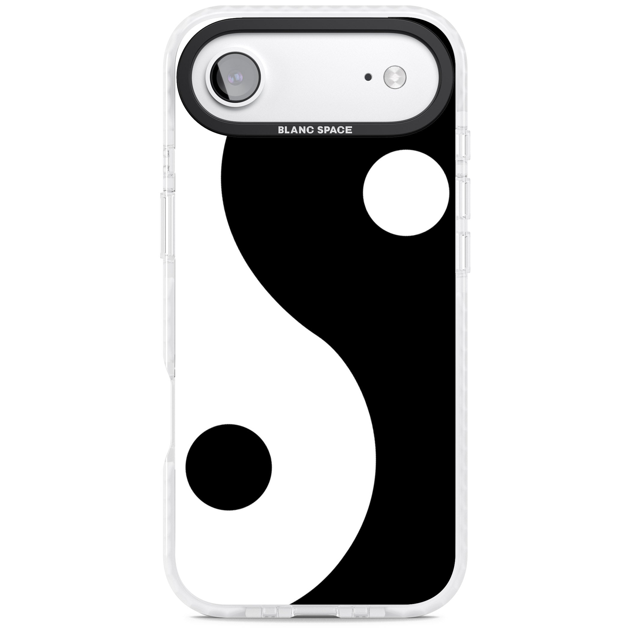 Large Yin Yang iPhone 17 Air Impact Clear Phone Case