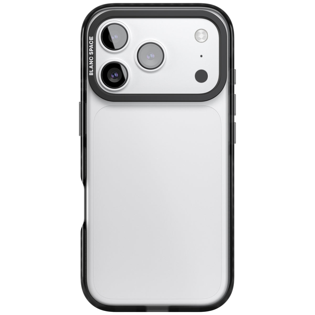 Clear Black Impact iPhone 17 Pro Impact Black Phone Case front