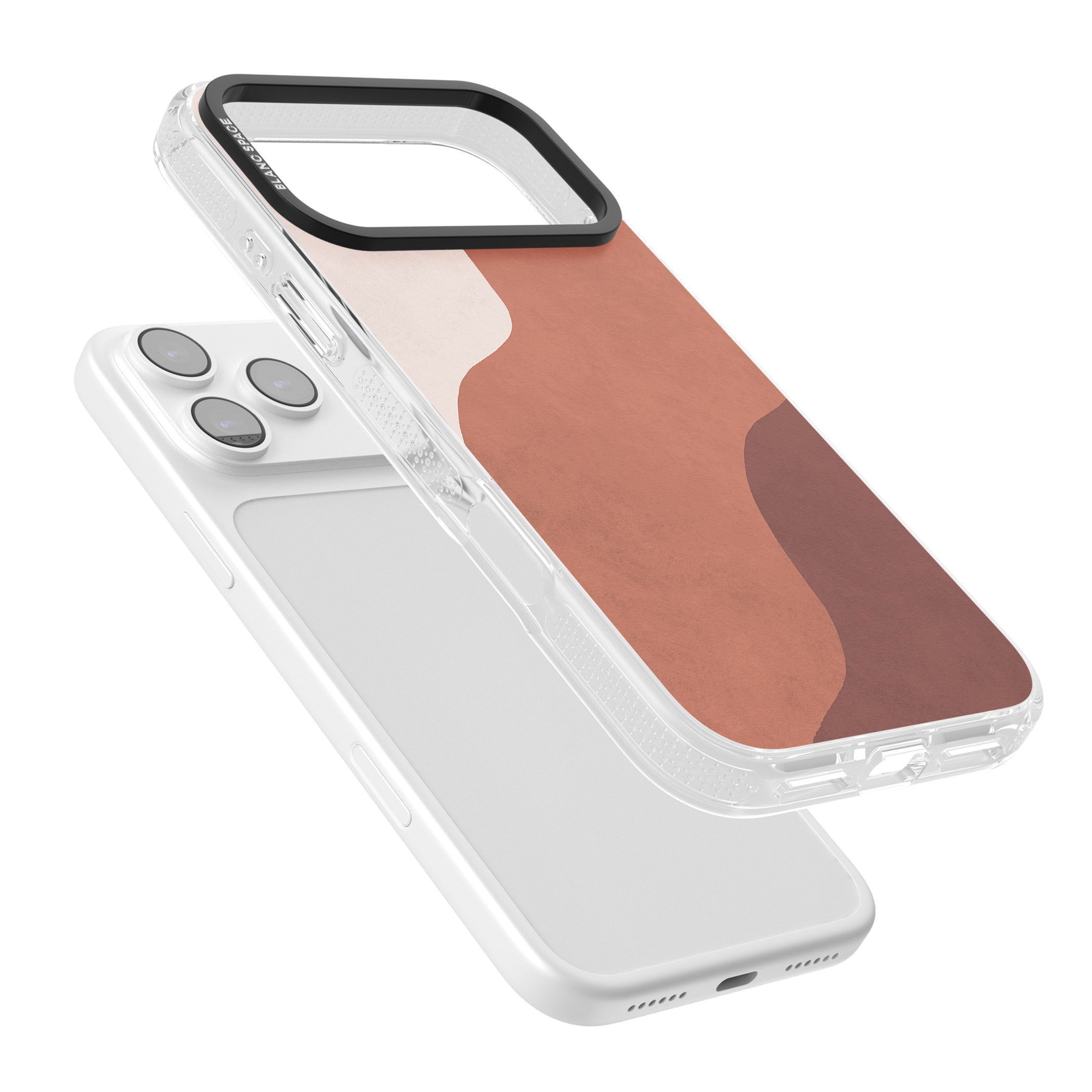 Lush Abstract Watercolour Design #3 iPhone 17 Pro Impact Air Clear Phone Case Colours