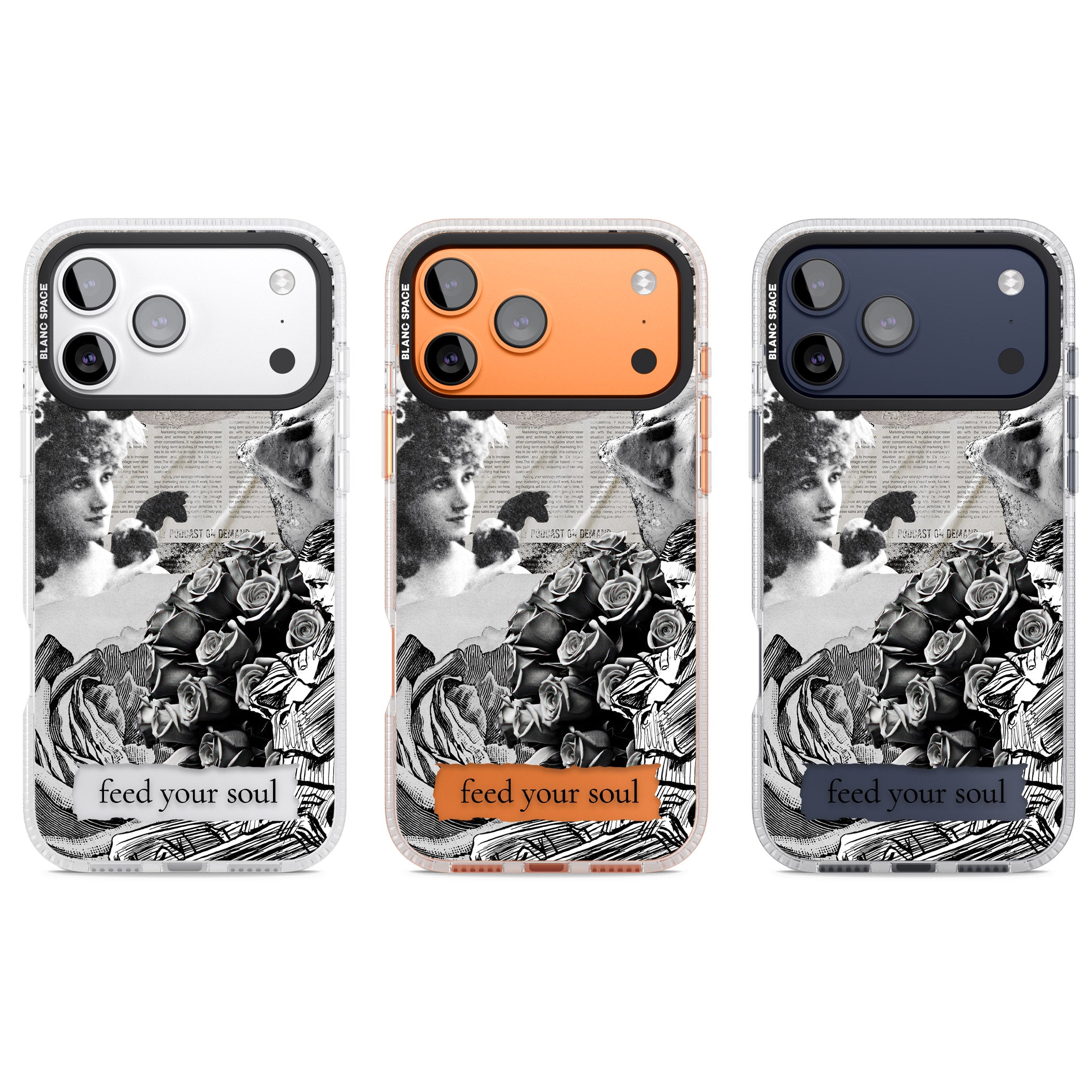 Feed Your Soul iPhone 17 Pro Impact Air Clear Phone Case APT Impact Protection