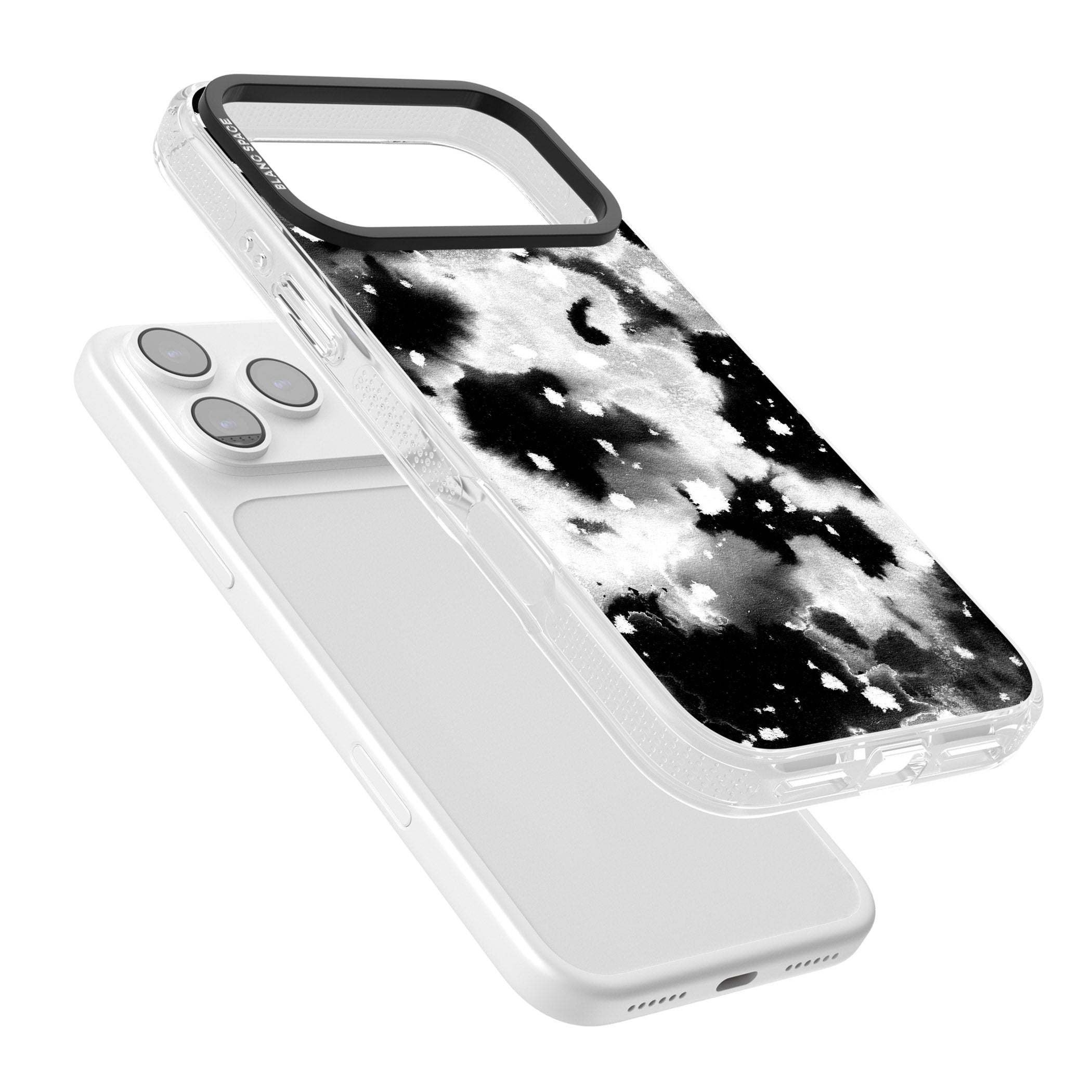 Acid Wash Ink Cloud iPhone 17 Pro Impact Air Clear Phone Case Colours