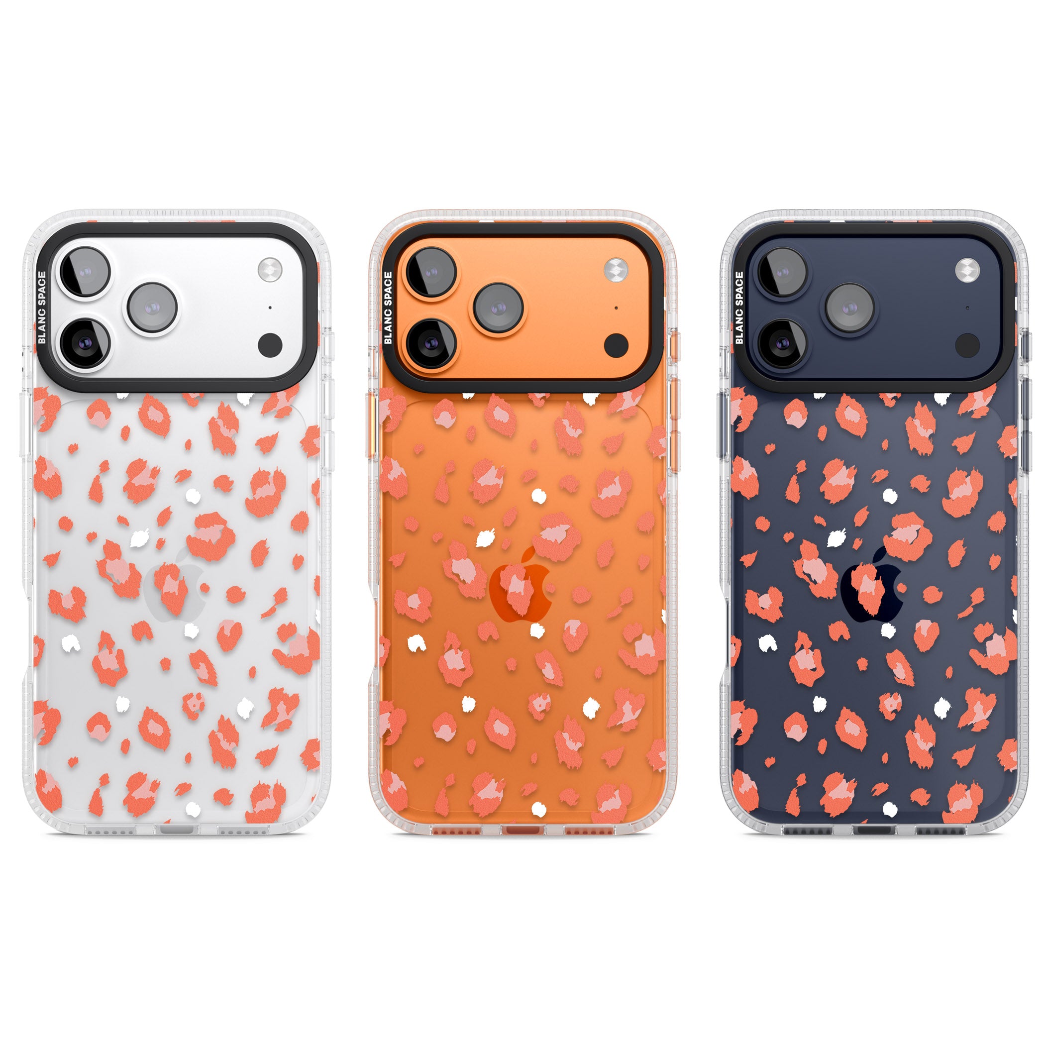 Two Colour Jaguar Transparent Animal Print iPhone 17 Pro Impact Air Clear Phone Case APT Impact Protection
