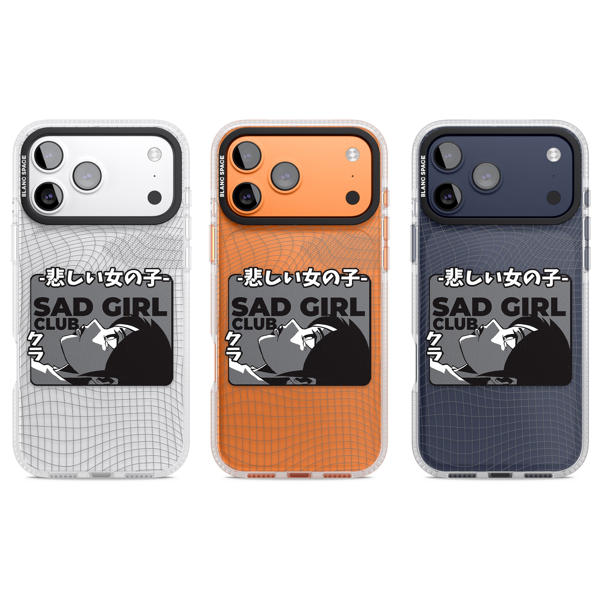 Sad Girl Club iPhone 17 Pro Impact Air Clear Phone Case APT Impact Protection