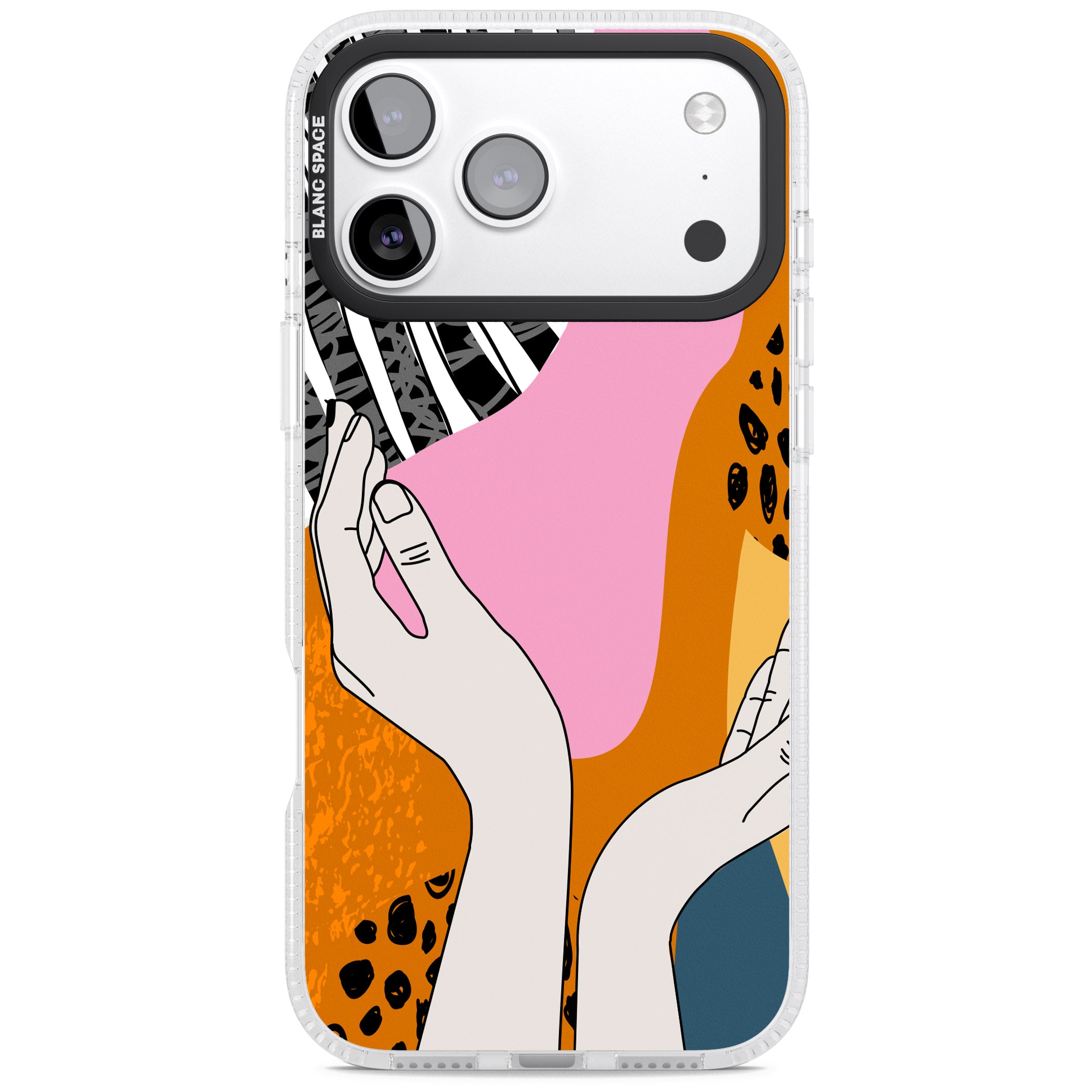 Abstract Vibes iPhone 17 Pro Impact Air Clear Phone Case