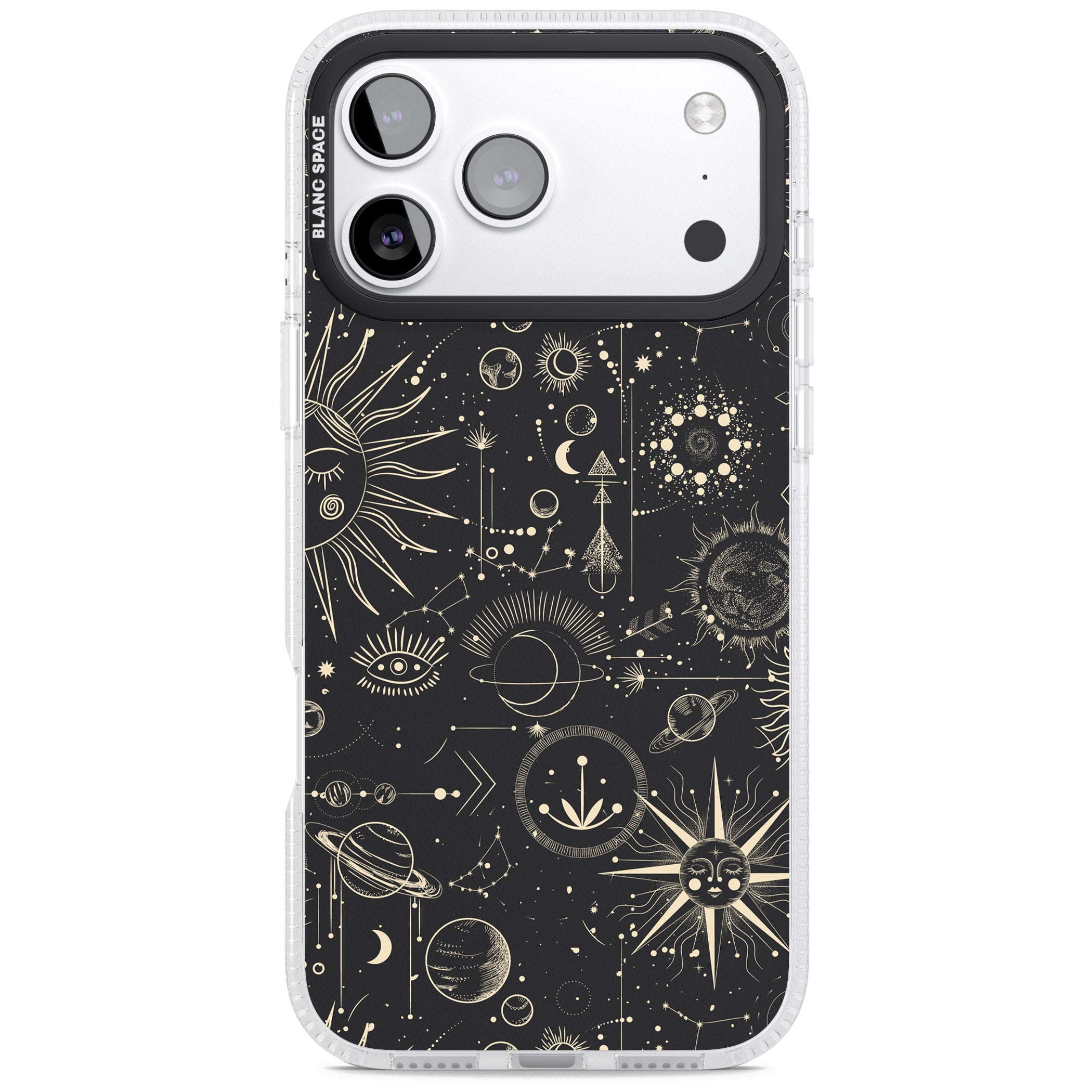 Cosmic Suns And Planets iPhone 17 Pro Impact Air Clear Phone Case