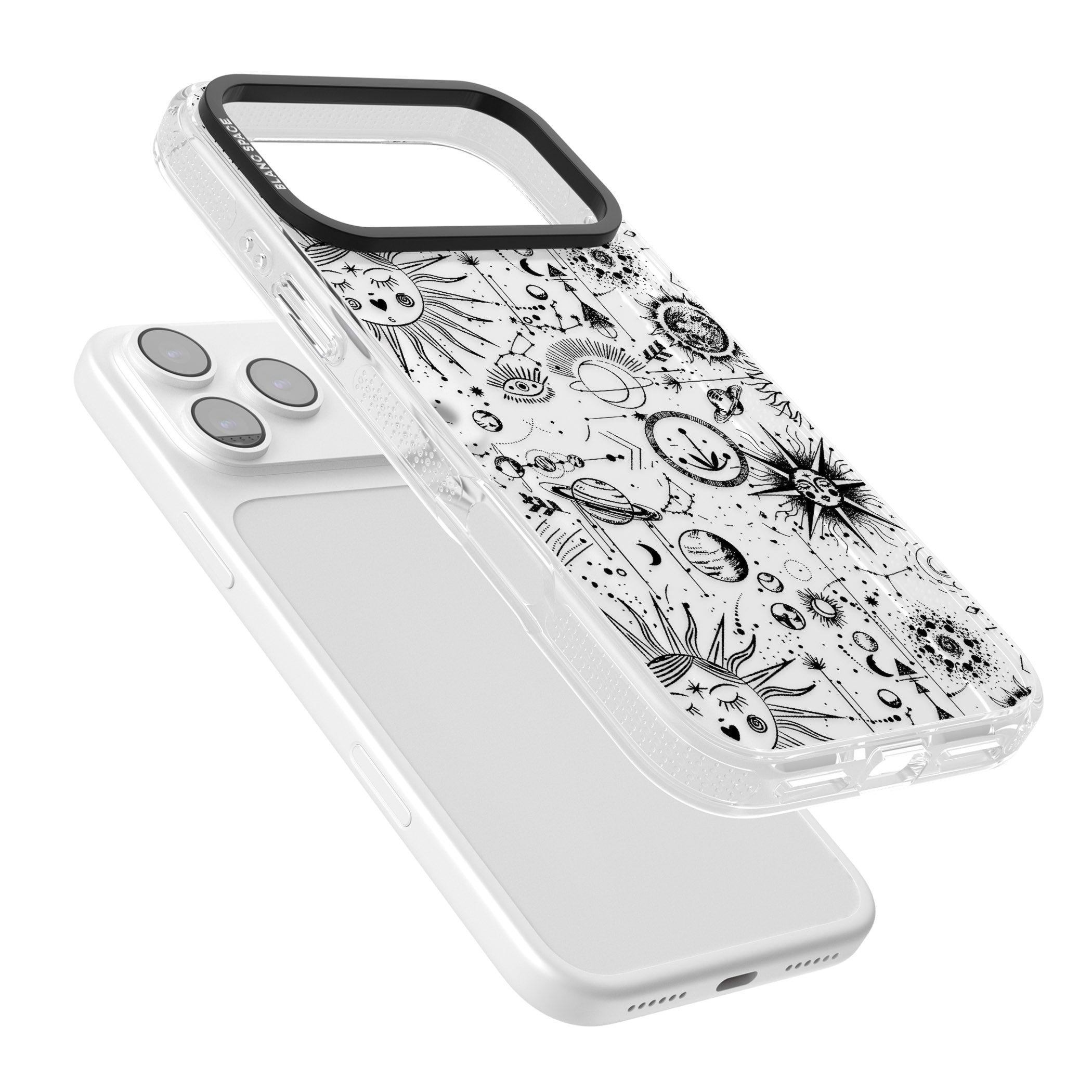 Cosmic Zodiac iPhone 17 Pro Impact Air Clear Phone Case Colours