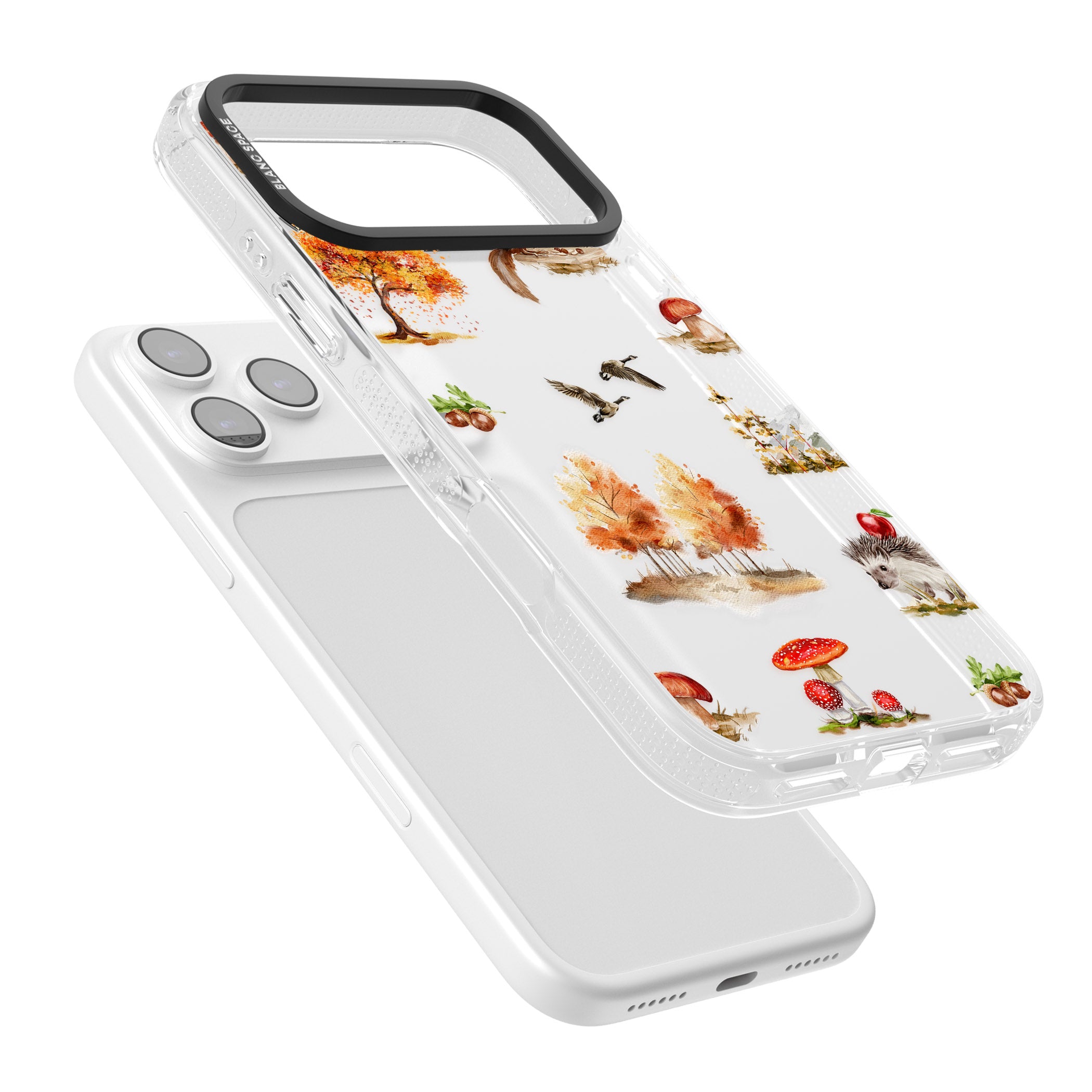 Fall Forest Friends iPhone 17 Pro Impact Air Clear Phone Case Colours