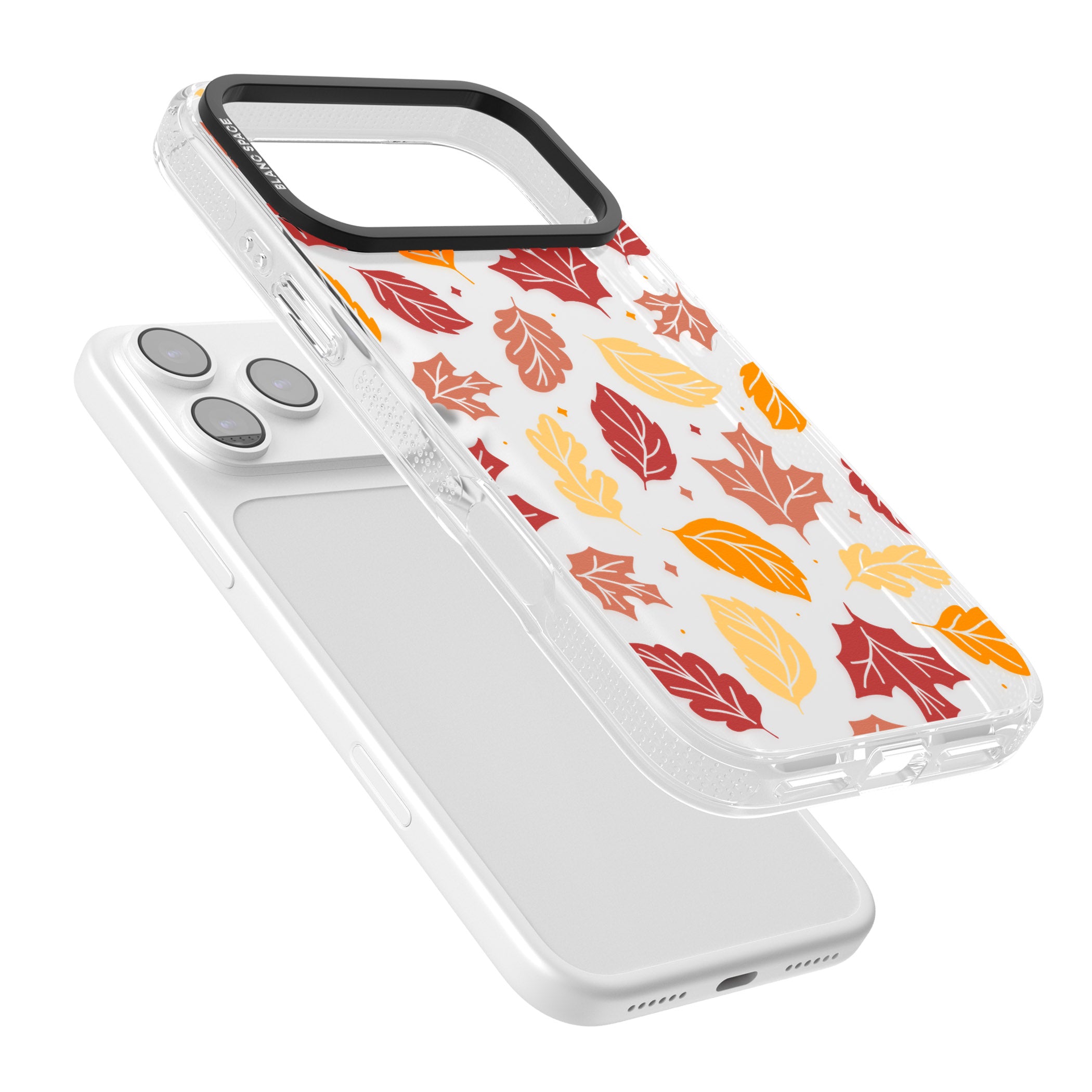 Autumn Leaves iPhone 17 Pro Impact Air Clear Phone Case Colours