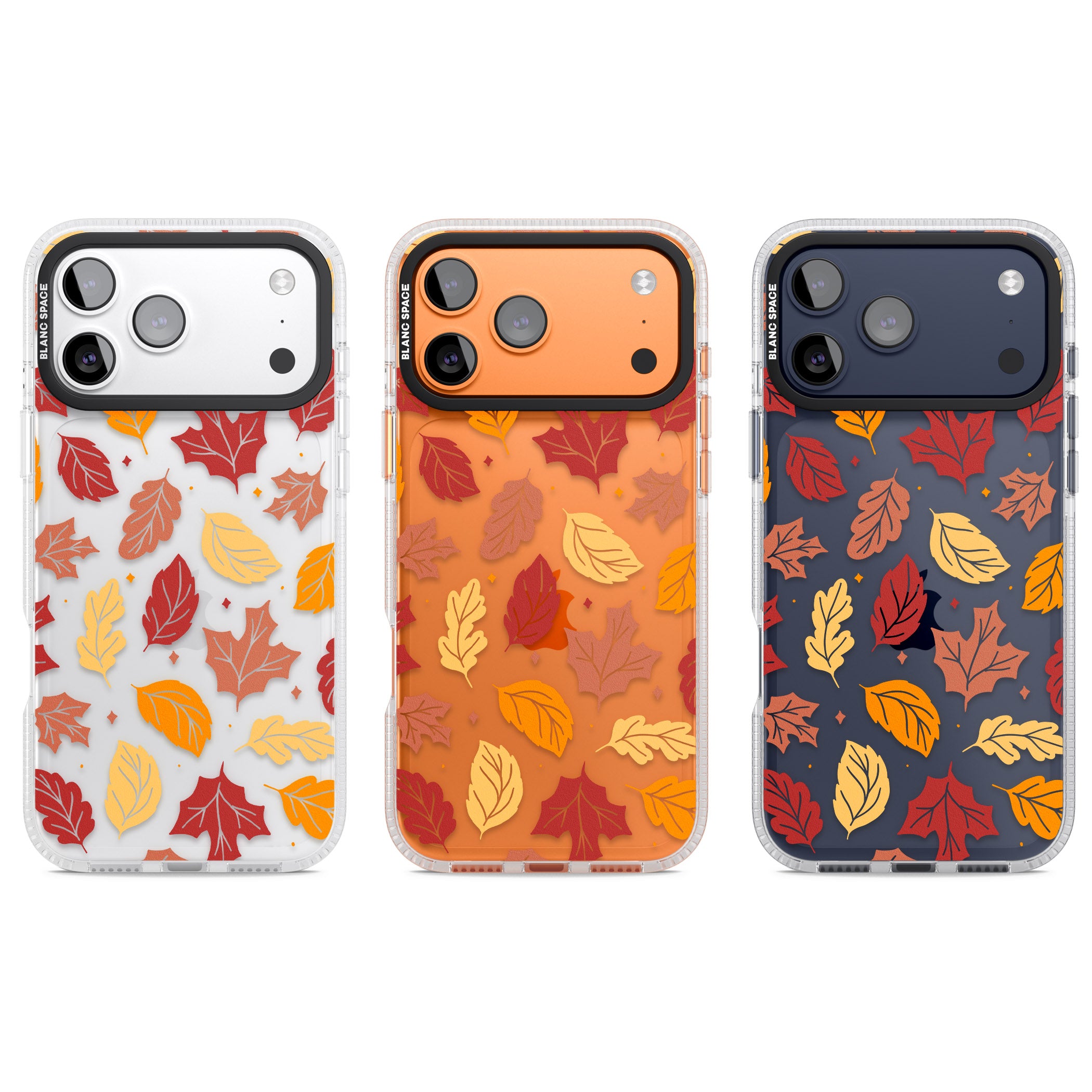 Autumn Leaves iPhone 17 Pro Impact Air Clear Phone Case APT Impact Protection