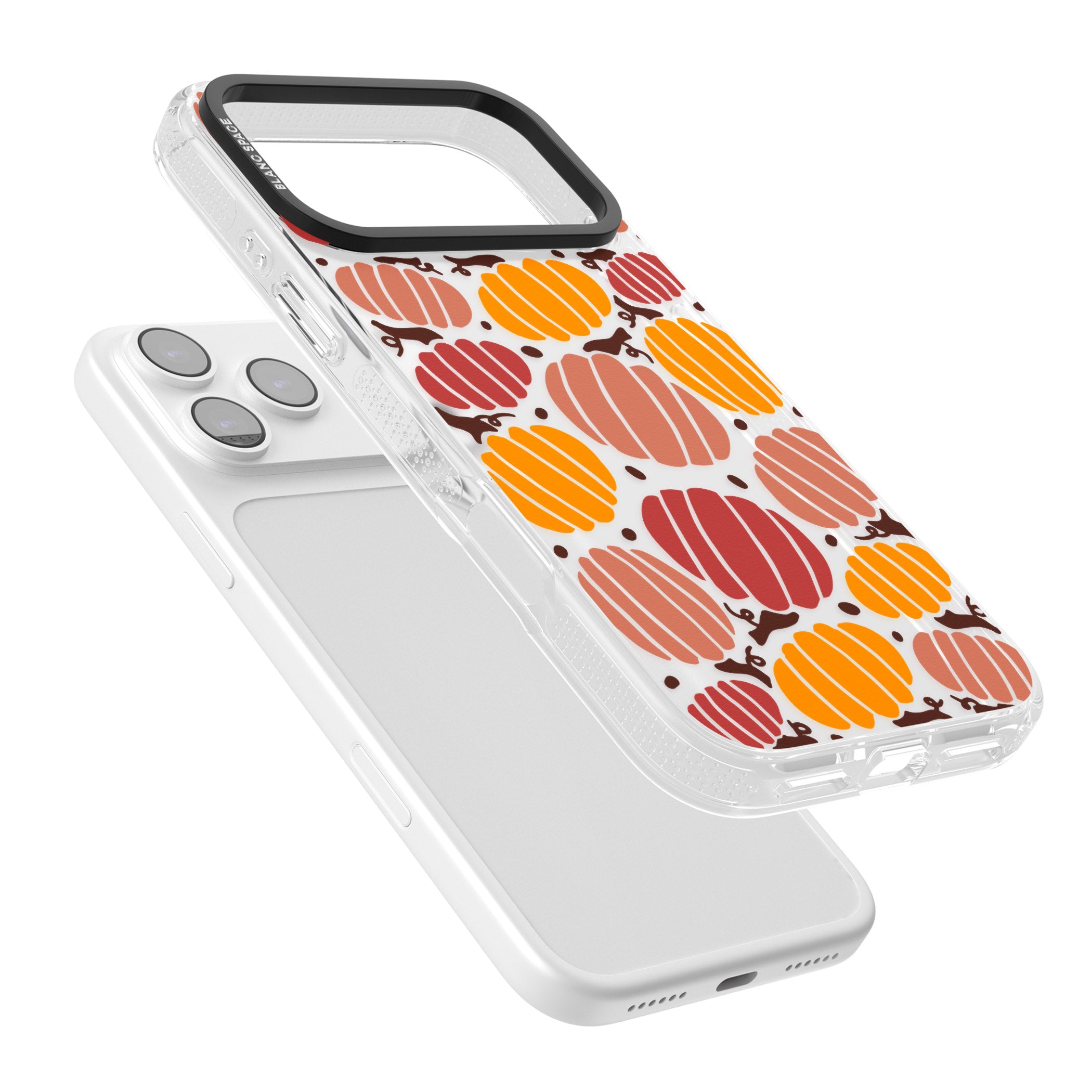Autumn Pumpkin Patch iPhone 17 Pro Impact Air Clear Phone Case Colours
