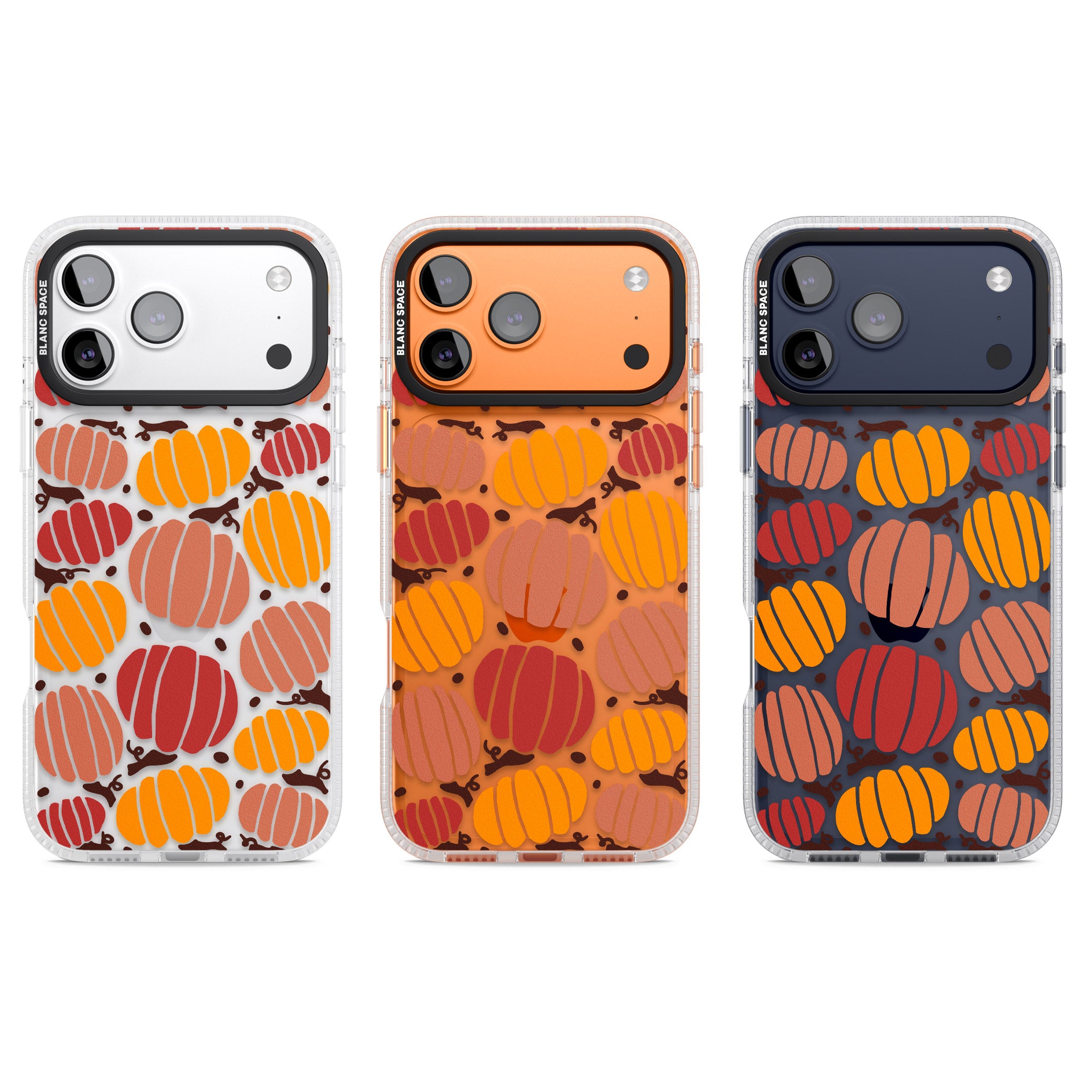 Autumn Pumpkin Patch iPhone 17 Pro Impact Air Clear Phone Case APT Impact Protection