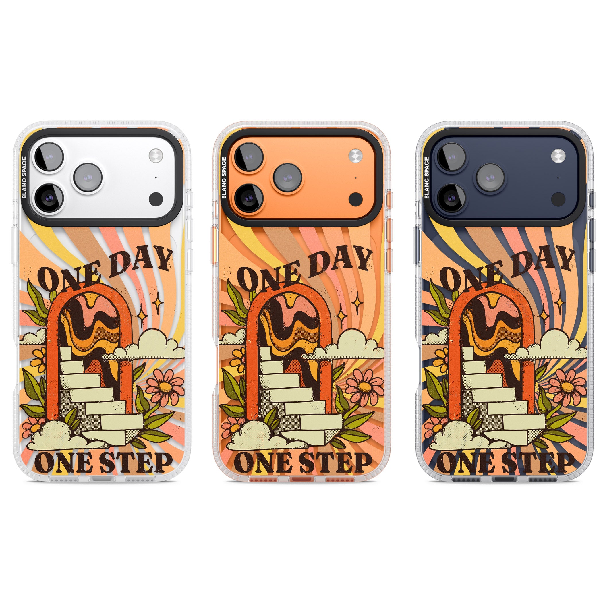 One Day One Step iPhone 17 Pro Impact Air Clear Phone Case APT Impact Protection