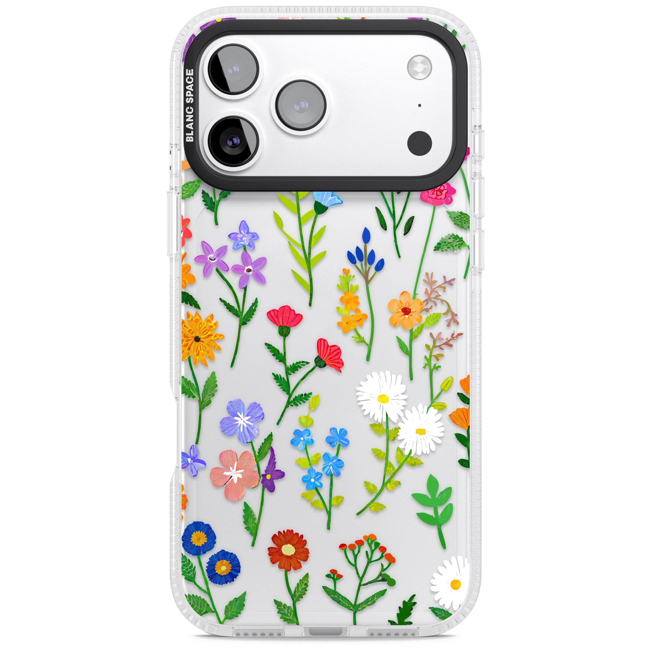 Wildflower Garden iPhone 17 Pro Impact Air Clear Phone Case