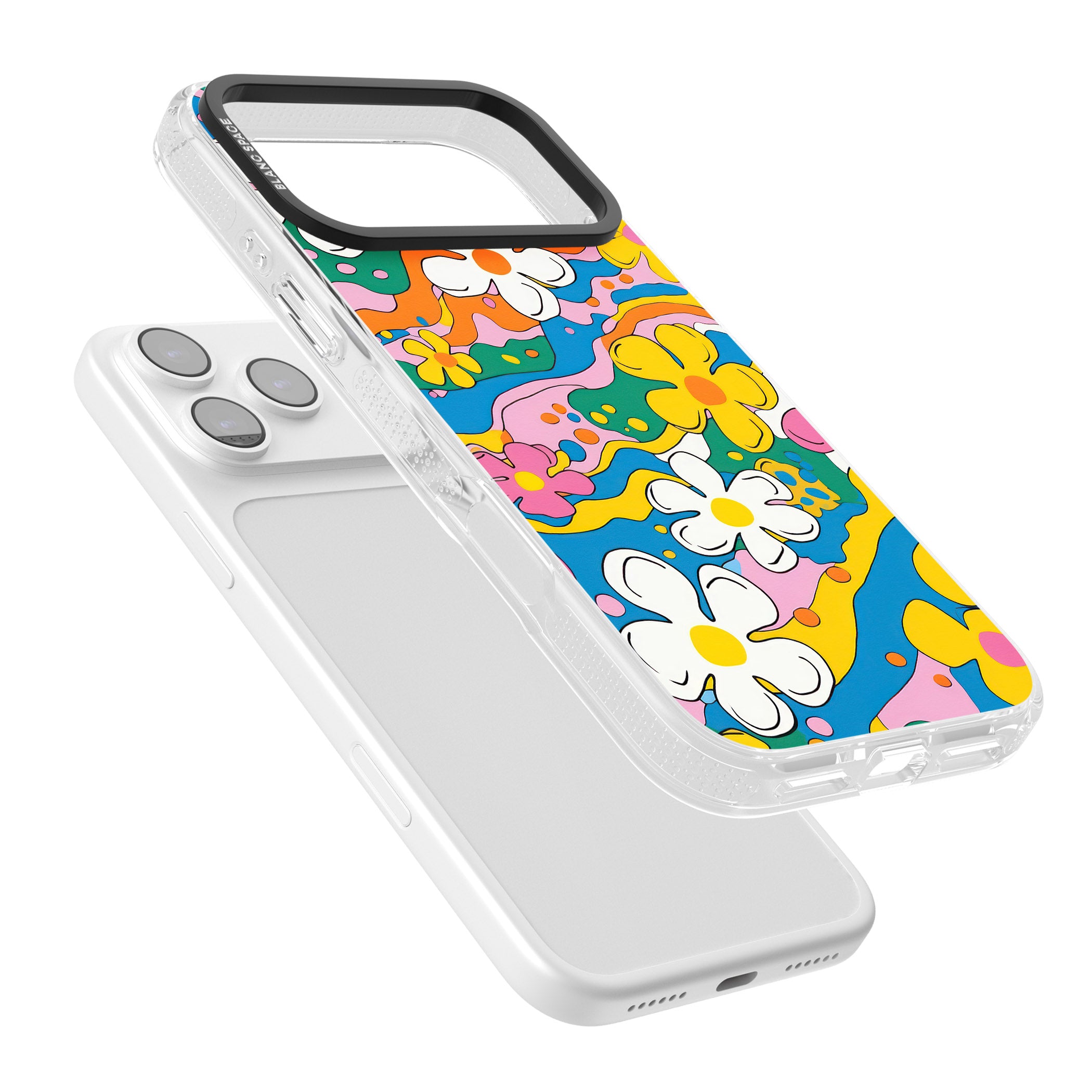 Vibrant Bloom iPhone 17 Pro Impact Air Clear Phone Case Colours