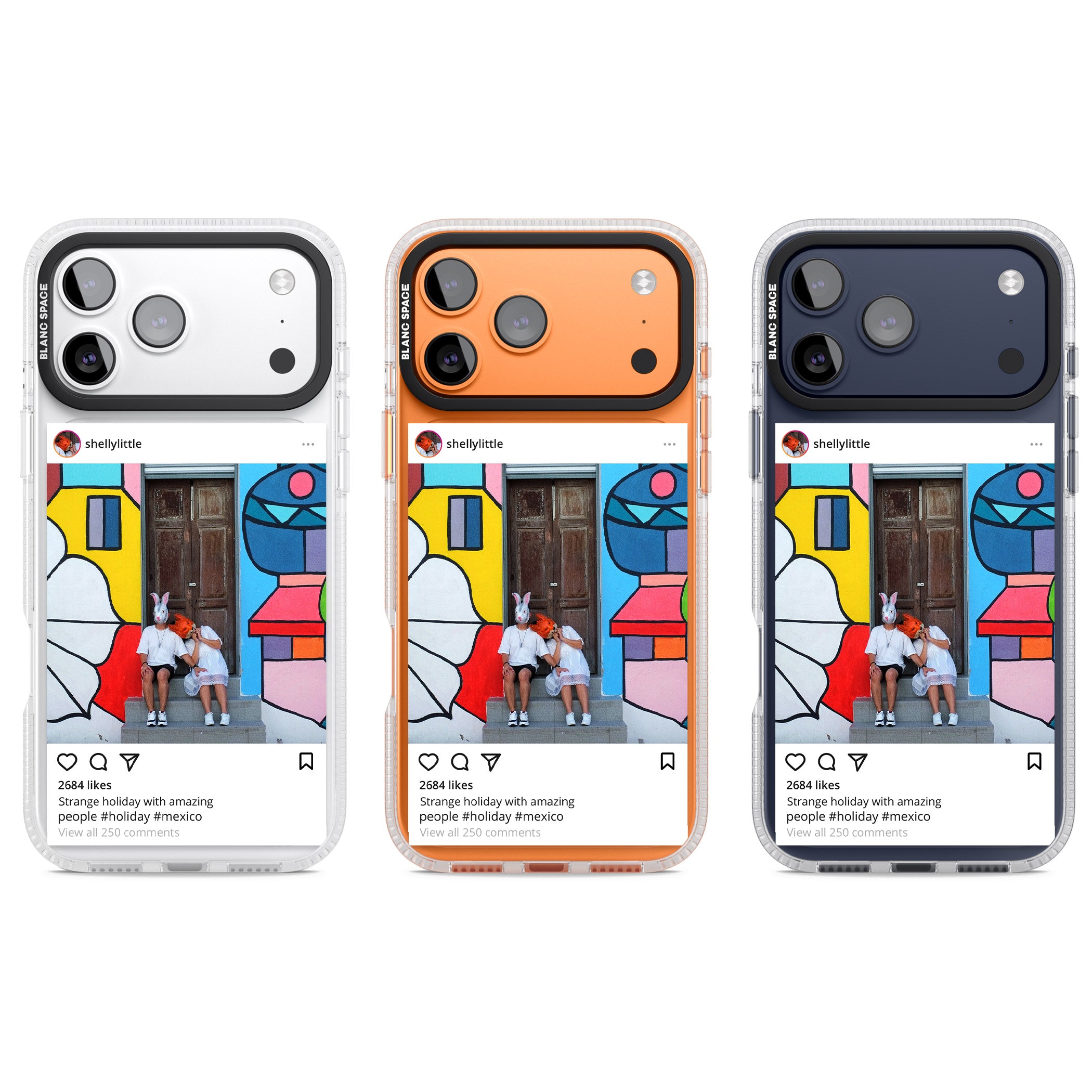 Personalised Instagram iPhone 17 Pro Impact Air Clear Phone Case APT Impact Protection