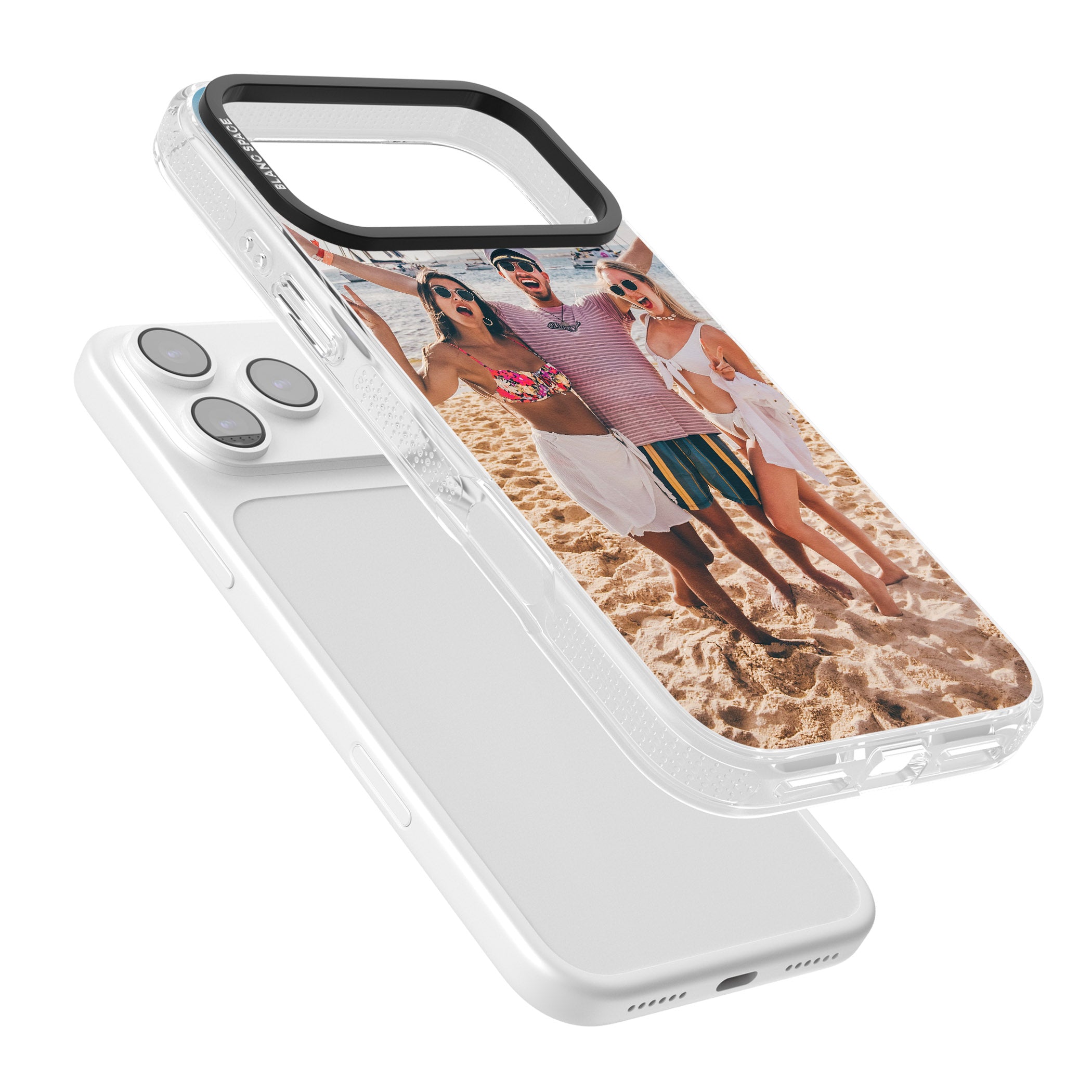 Personalised Photo iPhone 17 Pro Impact Air Clear Phone Case Colours