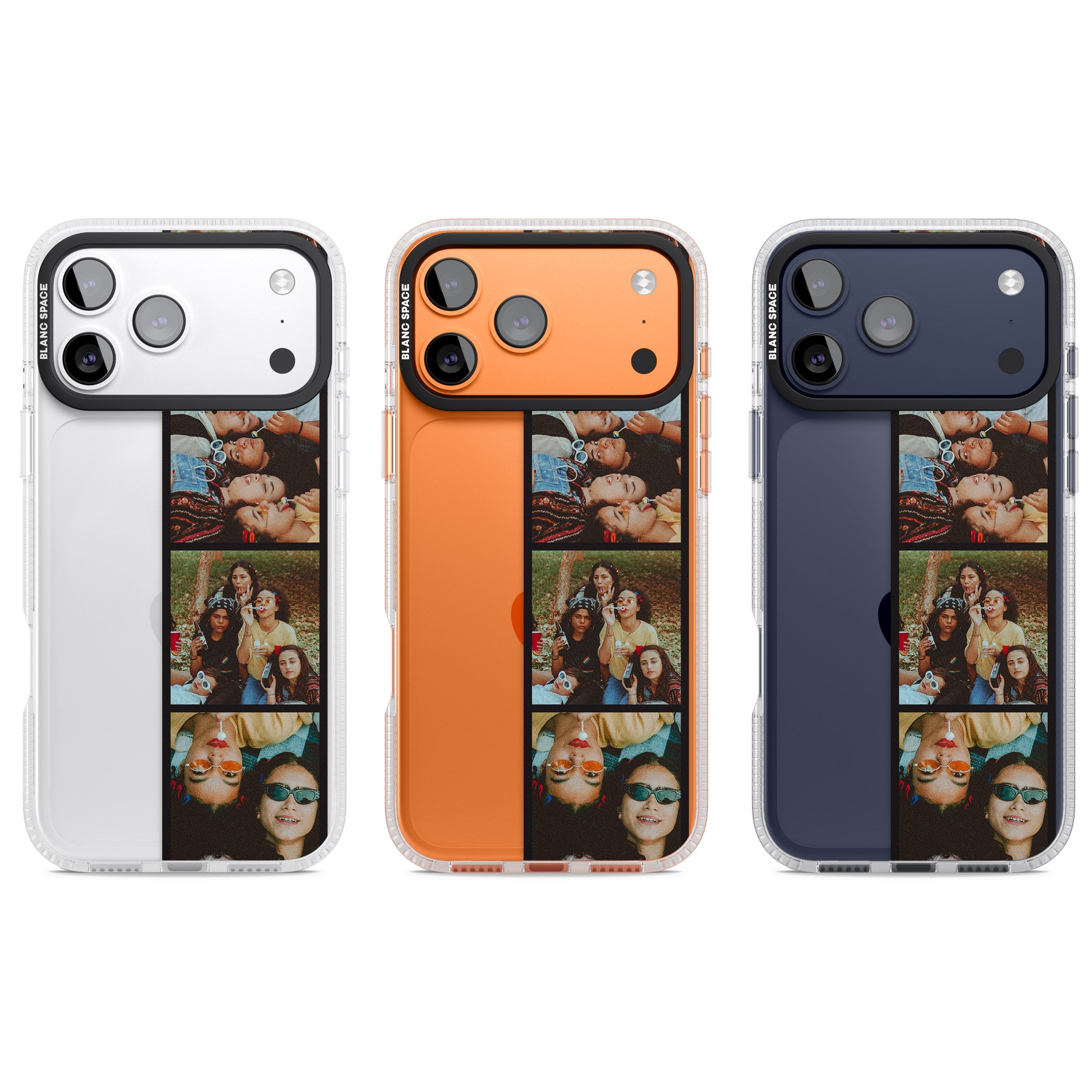 Personalised Photo Strip iPhone 17 Pro Impact Air Clear Phone Case APT Impact Protection
