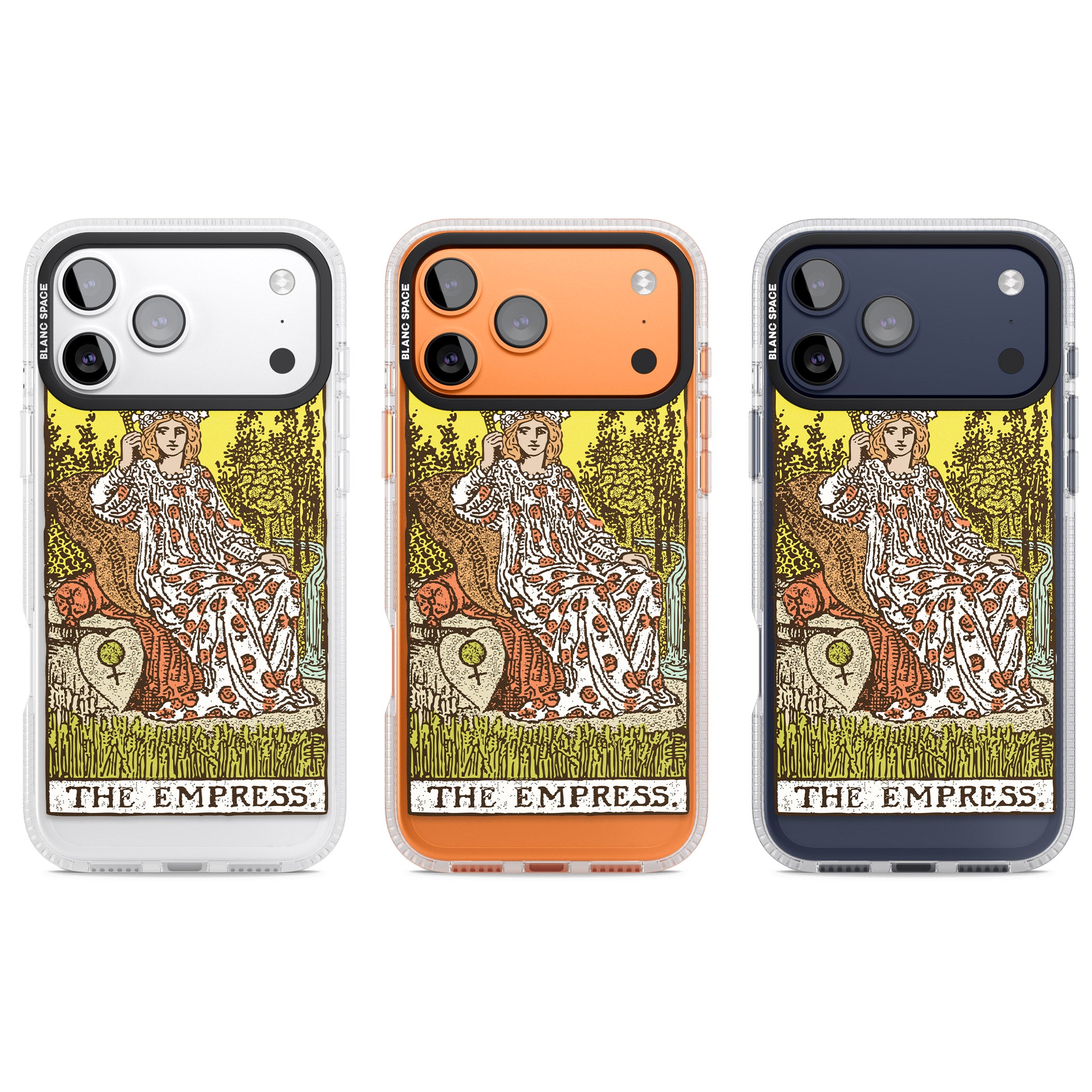 Personalised The Empress Tarot Card (Color) iPhone 17 Pro Impact Air Clear Phone Case APT Impact Protection