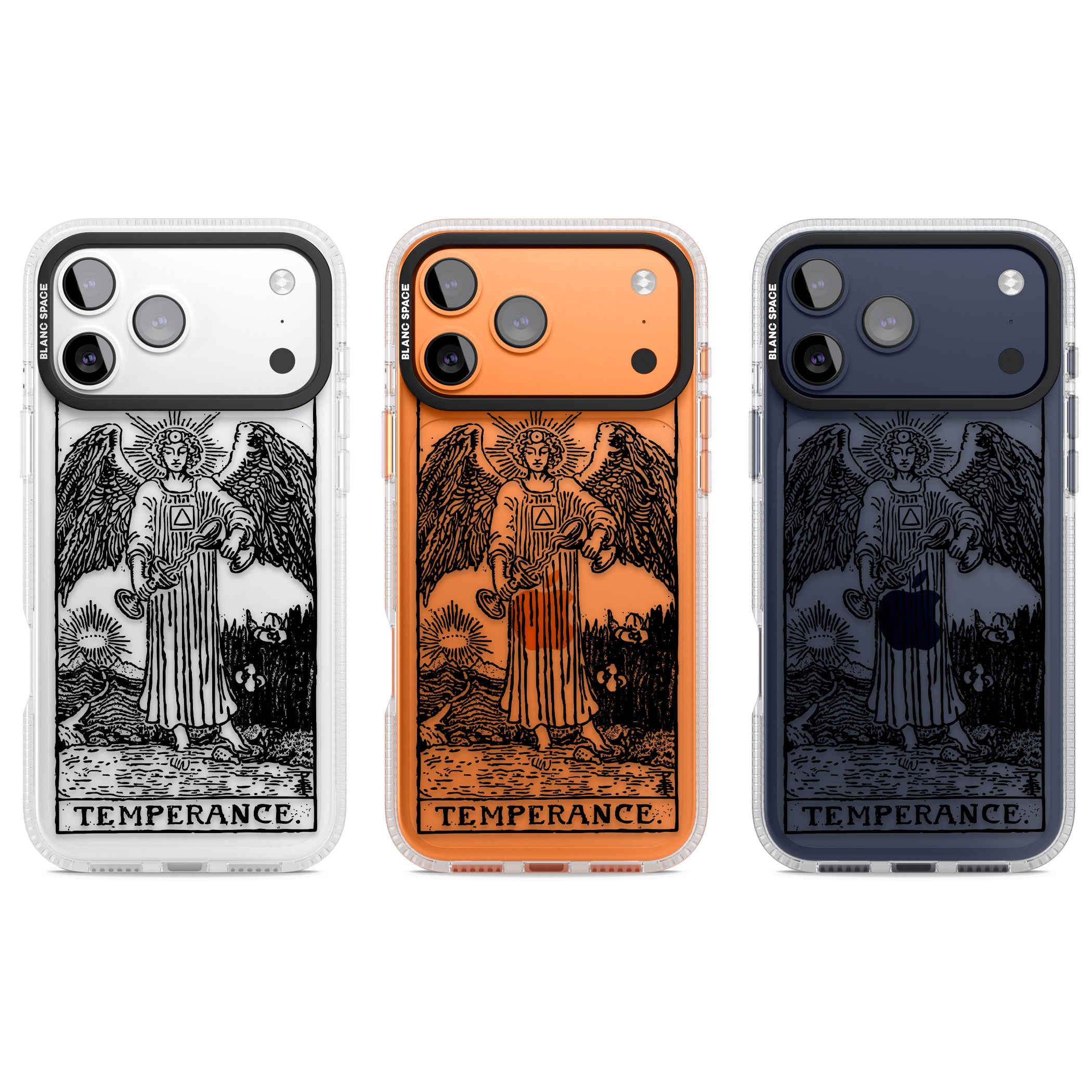 Personalised Temperance Tarot Card (Clear) iPhone 17 Pro Impact Air Clear Phone Case APT Impact Protection