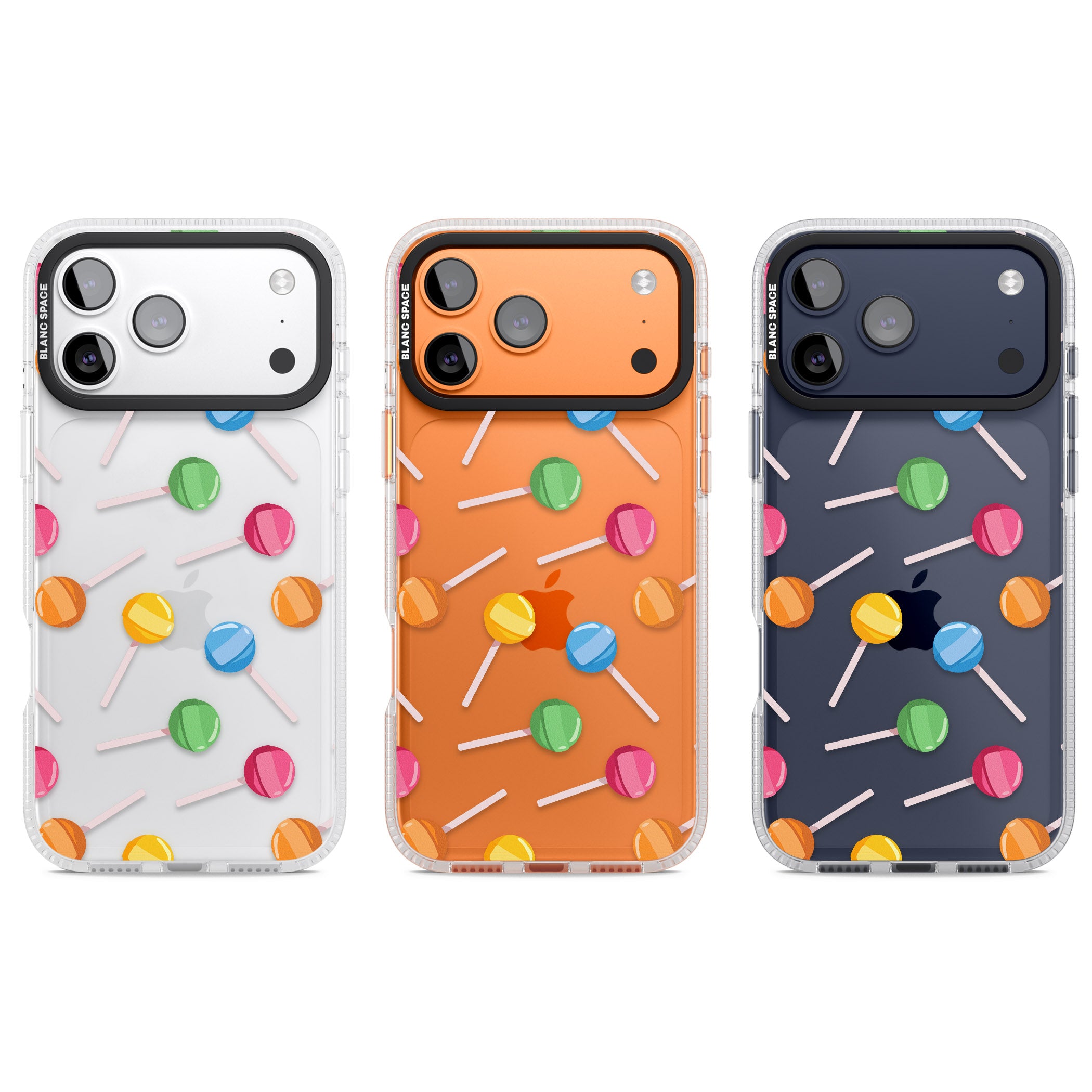 Lollipop Pattern iPhone 17 Pro Impact Air Clear Phone Case APT Impact Protection
