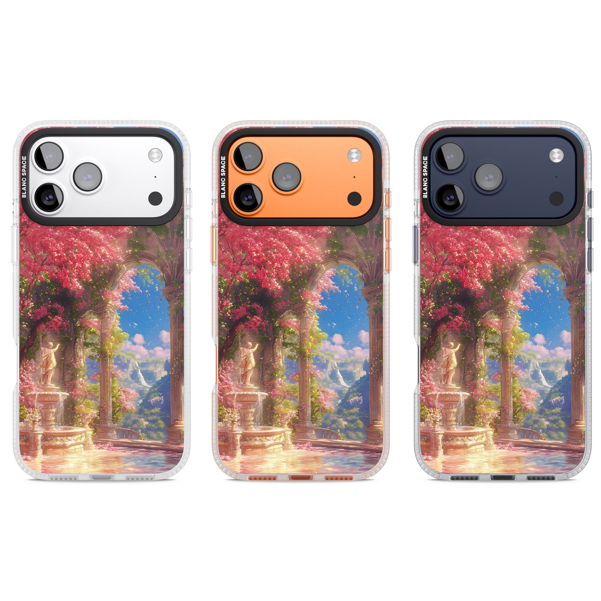 Castle Blossom iPhone 17 Pro Impact Air Clear Phone Case APT Impact Protection