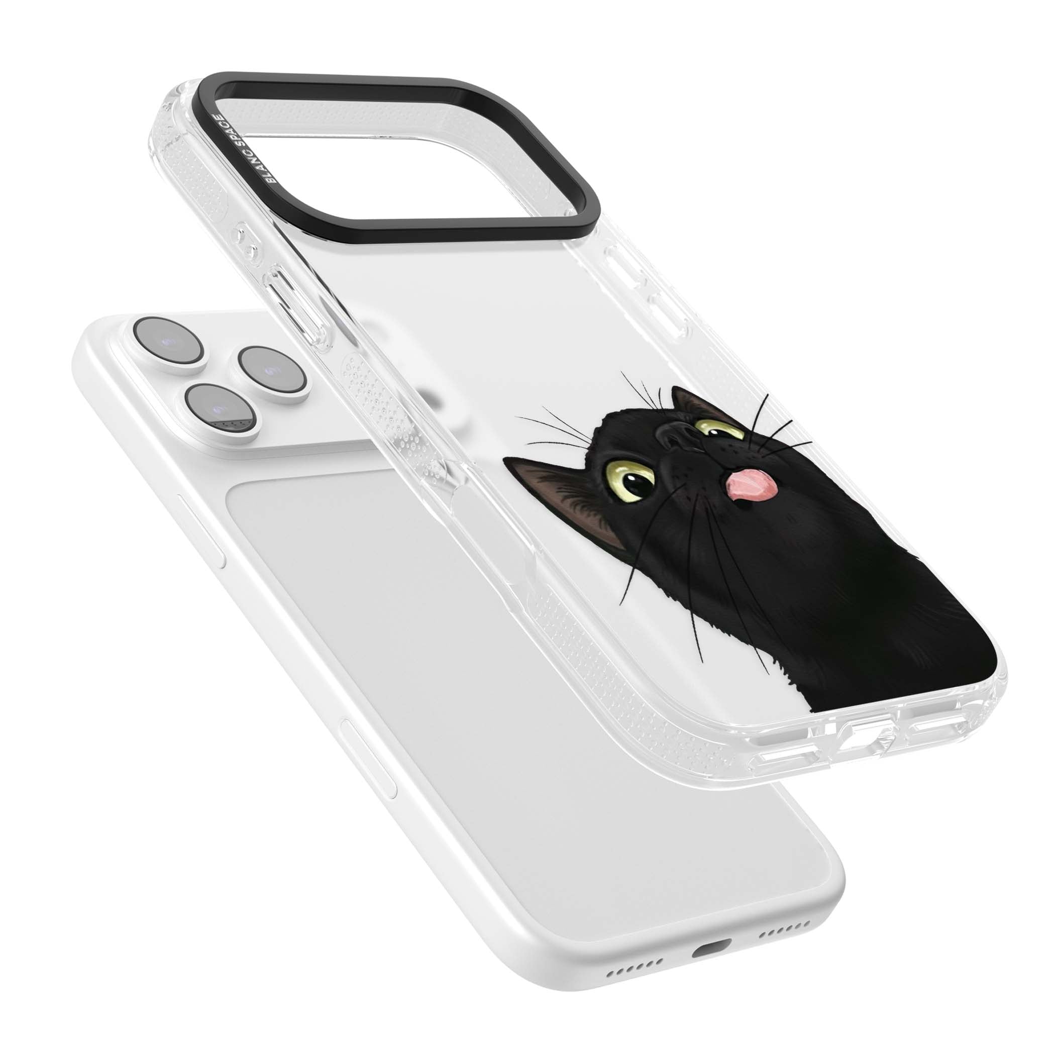 Black Cat Energy for her iPhone case | Clear Case Impact Air case for iPhone 17 Pro, iPhone 17 Pro Max