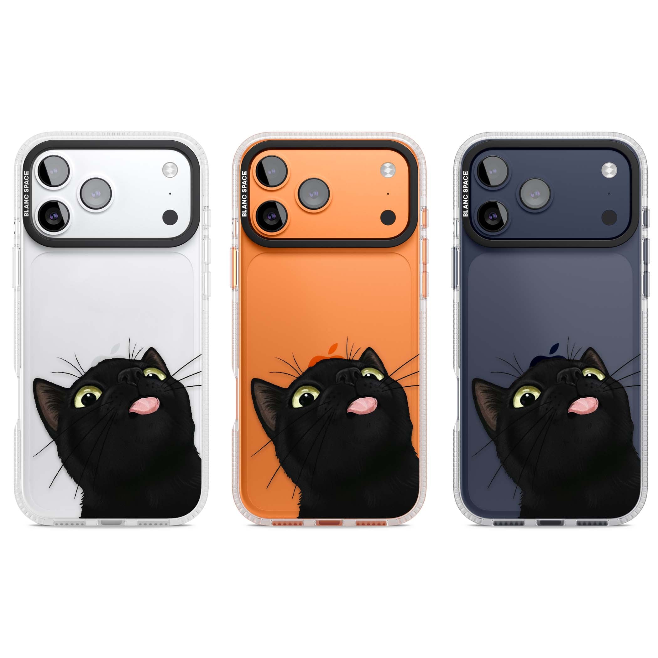 Black Cat Energy for her iPhone case | Clear Case Impact Air case for iPhone 17 Pro, iPhone 17 Pro Max