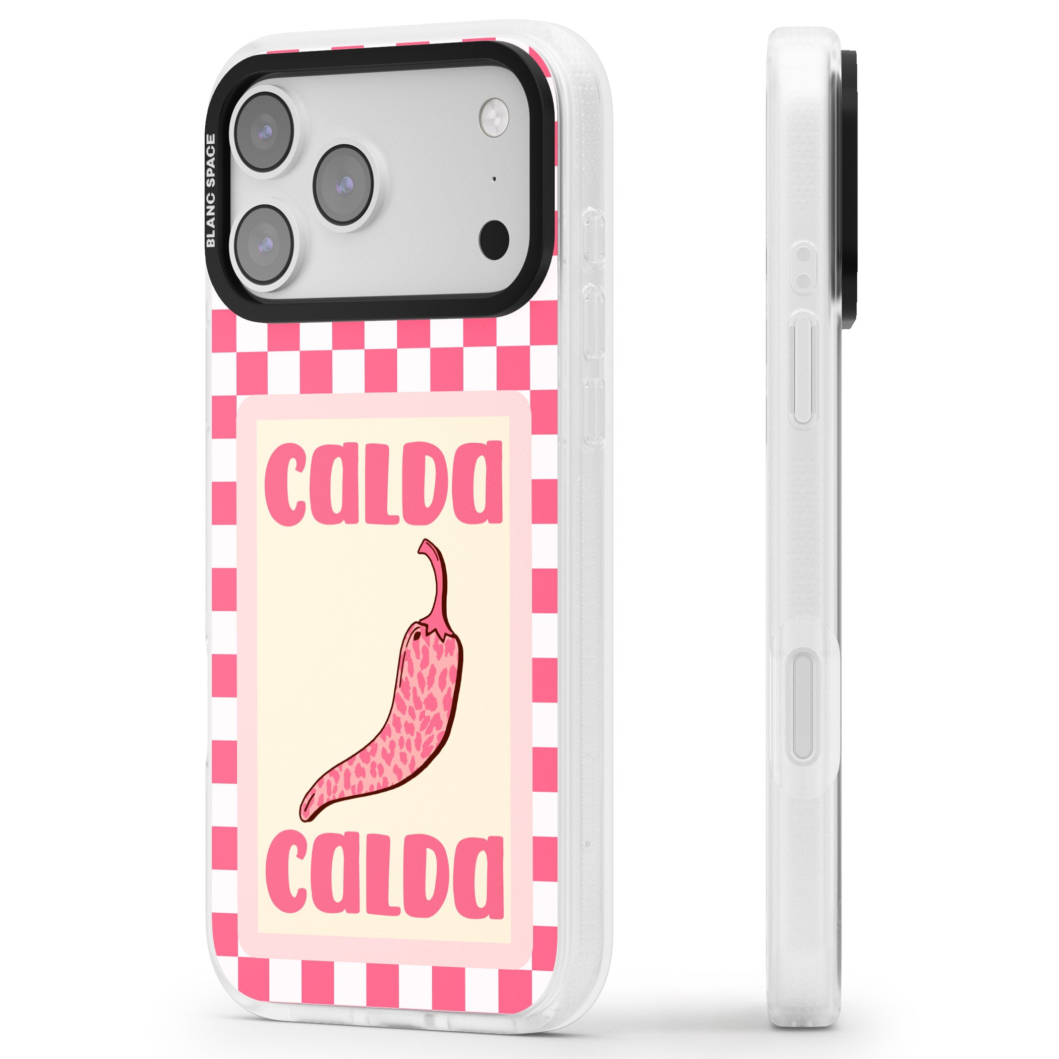 Calda iPhone 17 Pro Impact Air Clear Phone Case Side Profile