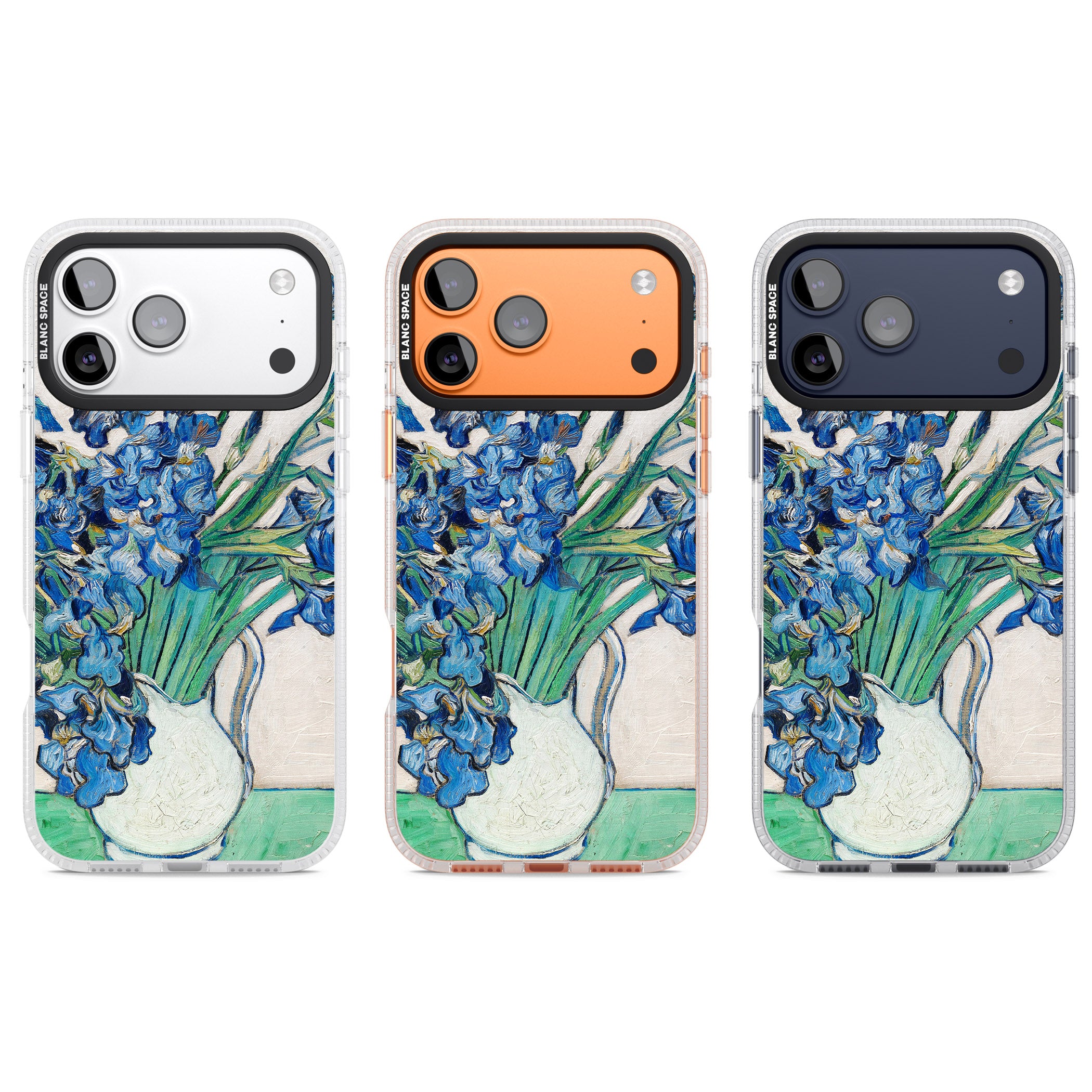 Irises By Vincent Van Gogh iPhone 17 Pro Impact Air Clear Phone Case APT Impact Protection