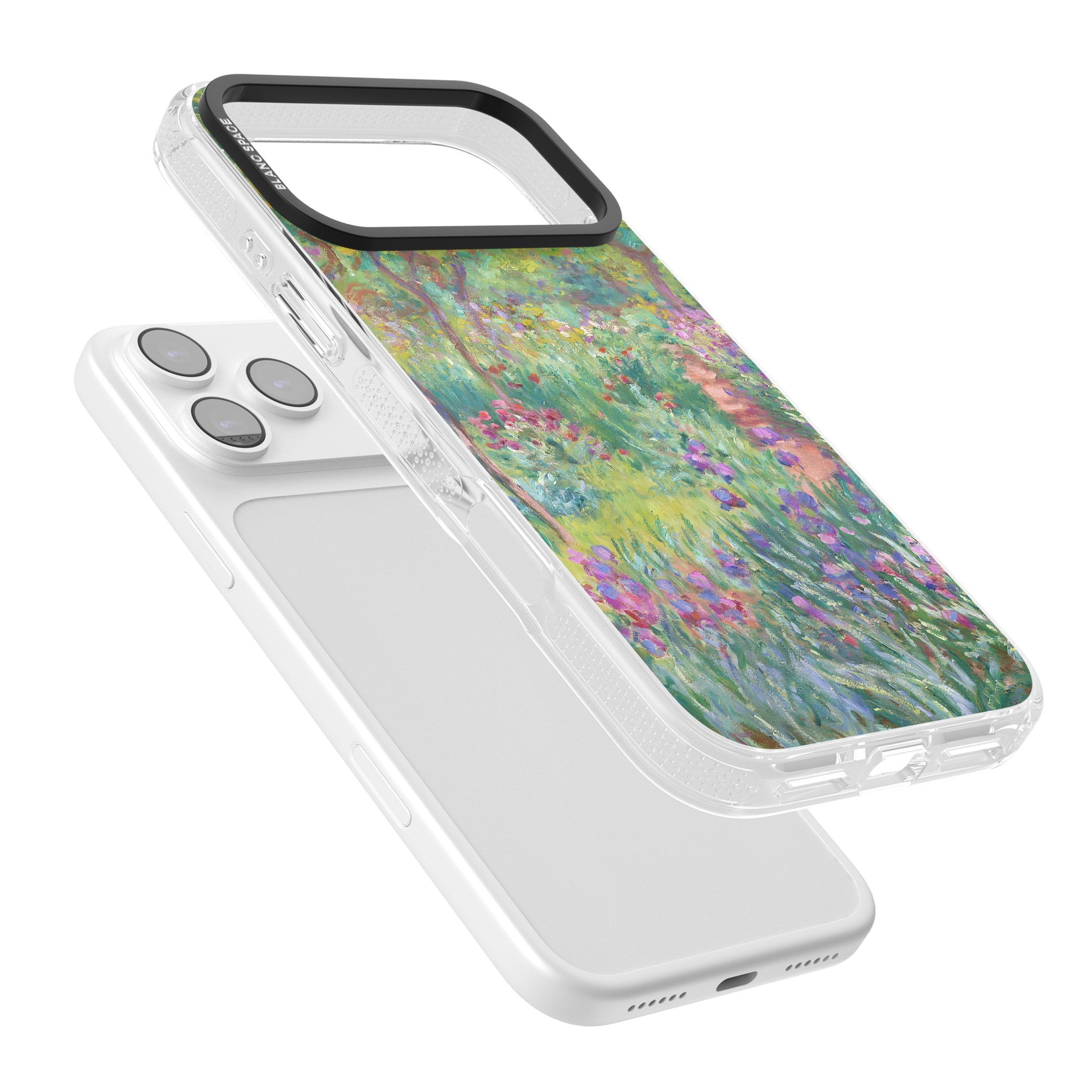 Garden in Giverny iPhone 17 Pro Impact Air Clear Phone Case Colours