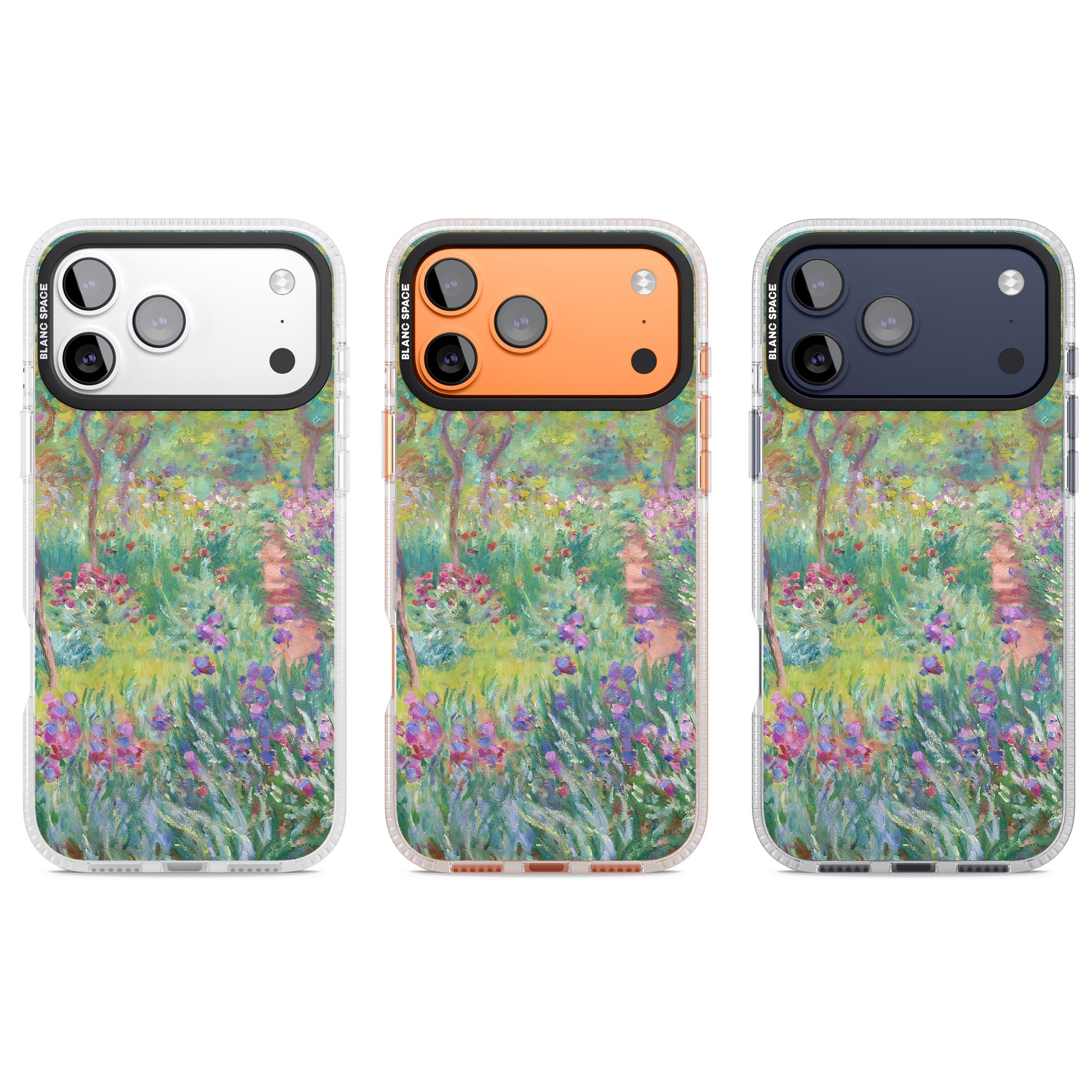 Garden in Giverny iPhone 17 Pro Impact Air Clear Phone Case APT Impact Protection