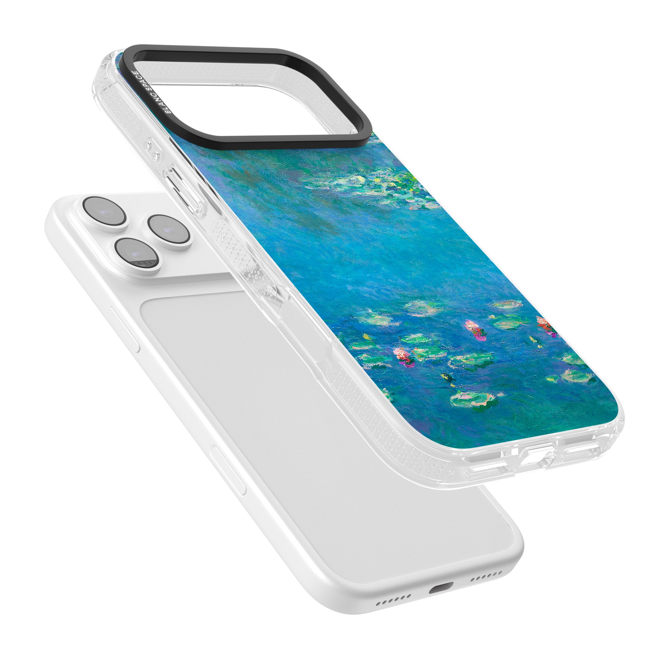 Water Lilies iPhone 17 Pro Impact Air Clear Phone Case Colours