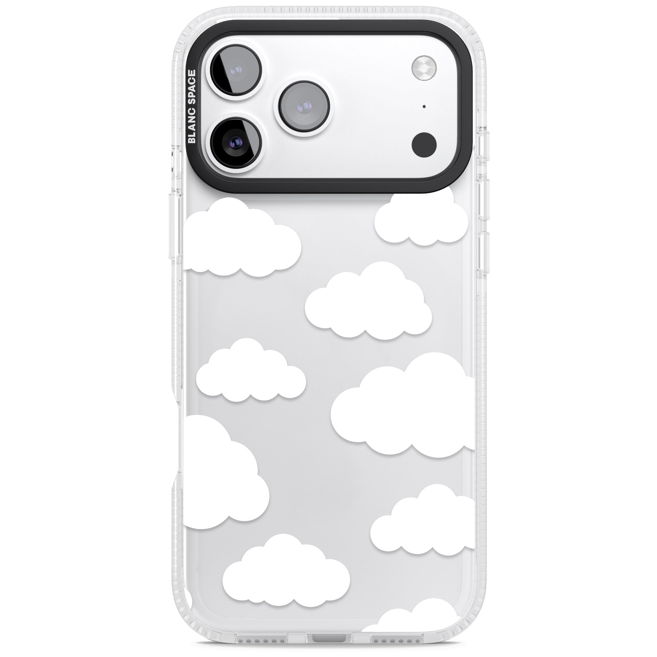Cloud Pattern iPhone 17 Pro Impact Air Clear Phone Case