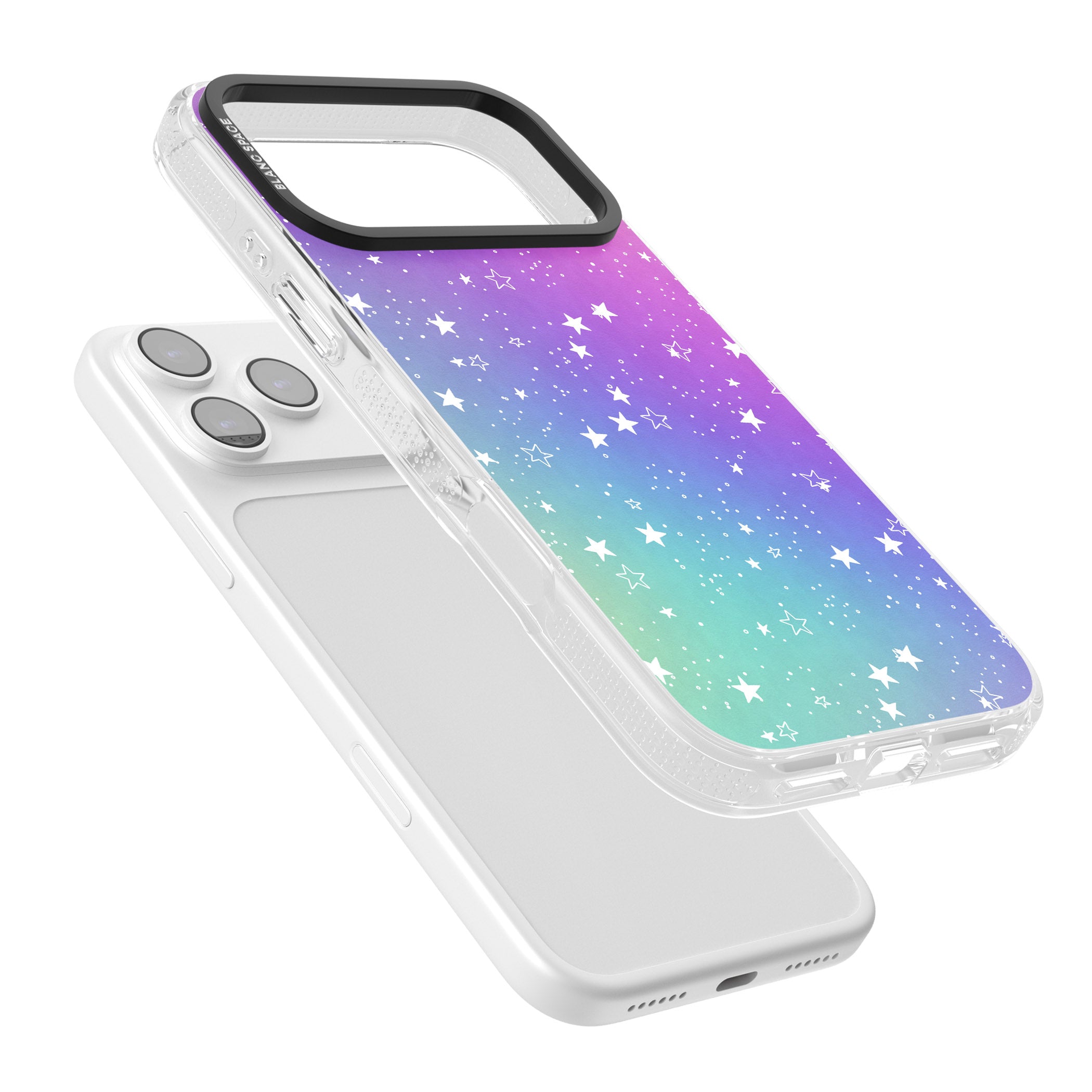 Pastel Starry Sky iPhone 17 Pro Impact Air Clear Phone Case Colours