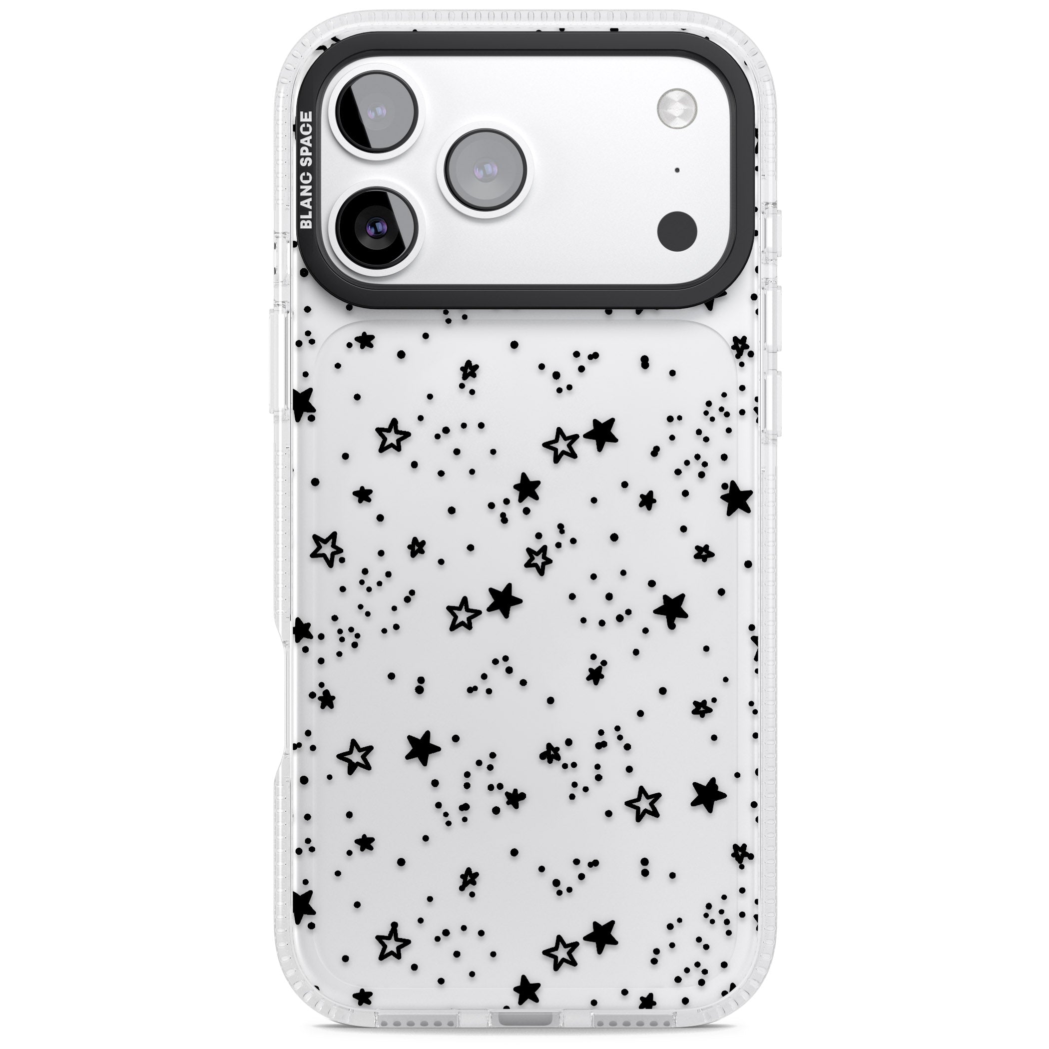 Midnight Stars iPhone 17 Pro Impact Air Clear Phone Case