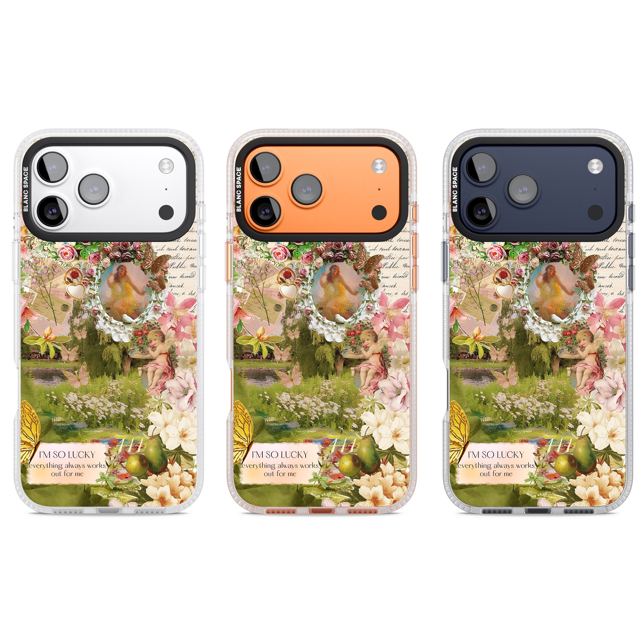 Nature in Pink iPhone 17 Pro Impact Air Clear Phone Case APT Impact Protection