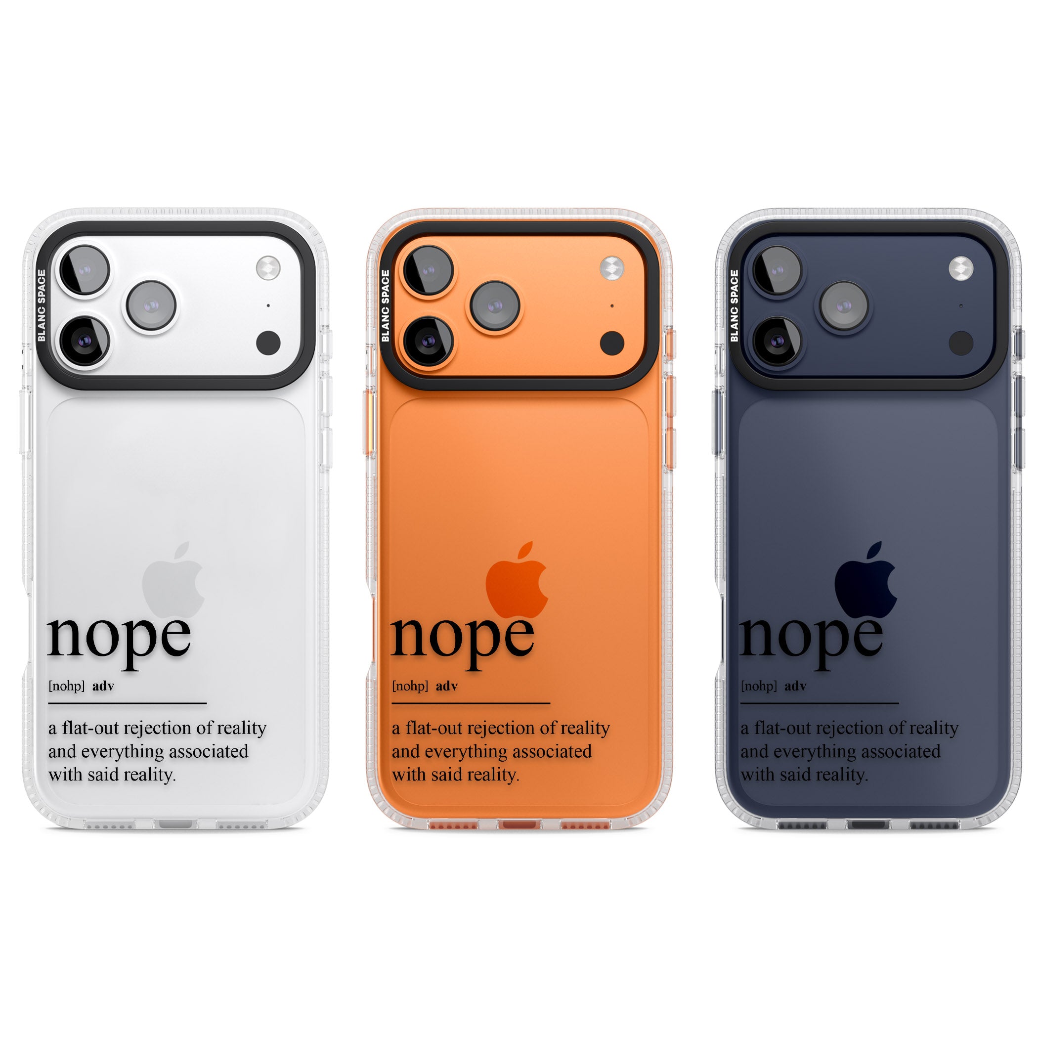 Nope iPhone 17 Pro Impact Air Clear Phone Case APT Impact Protection