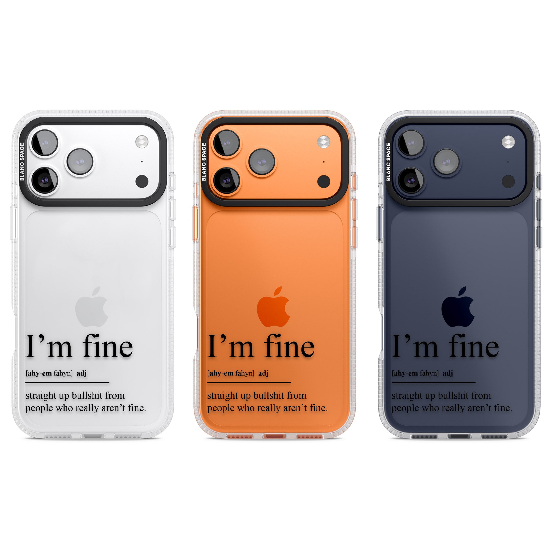 Im Fine iPhone 17 Pro Impact Air Clear Phone Case APT Impact Protection