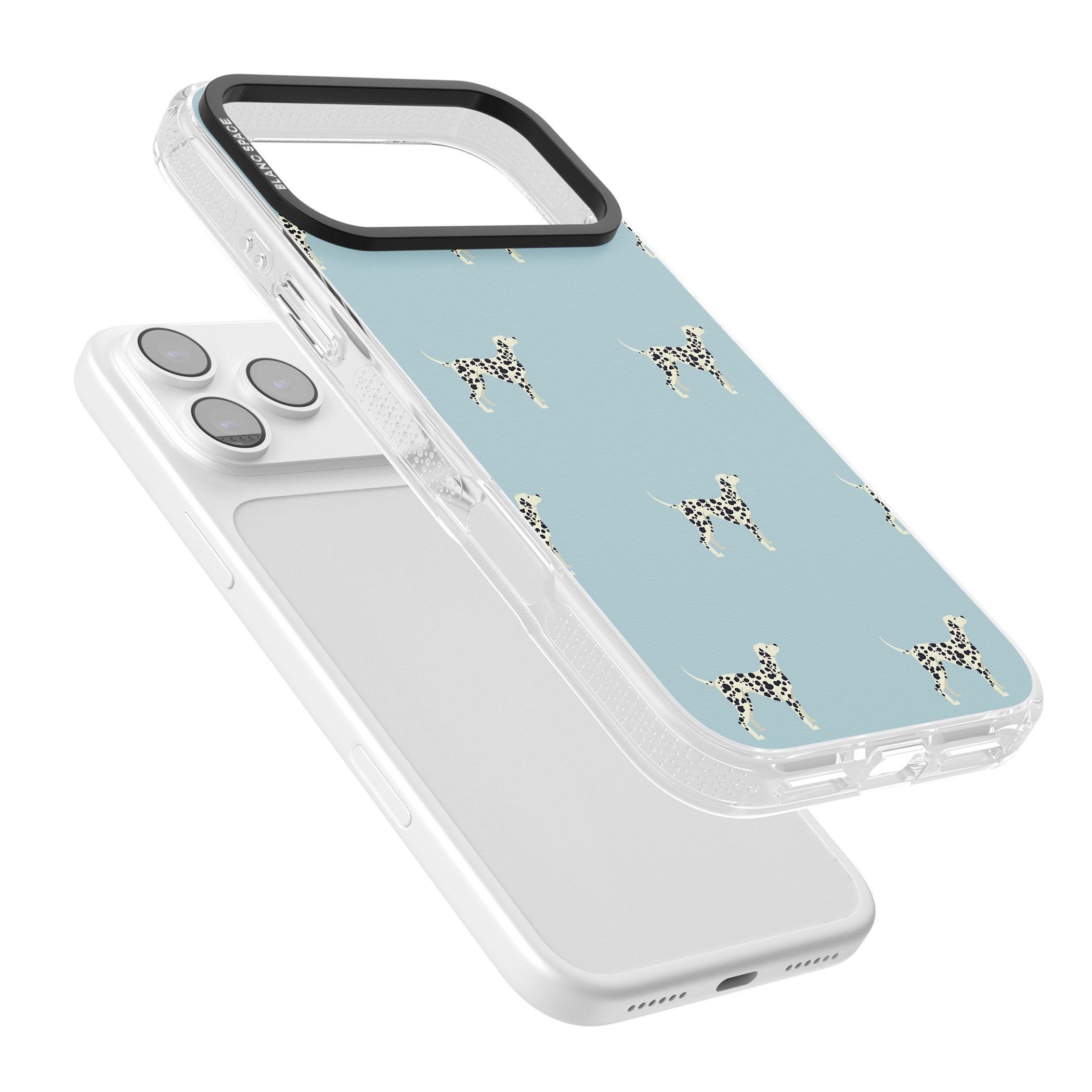 Dalmatian Pattern iPhone 17 Pro Impact Air Clear Phone Case Colours
