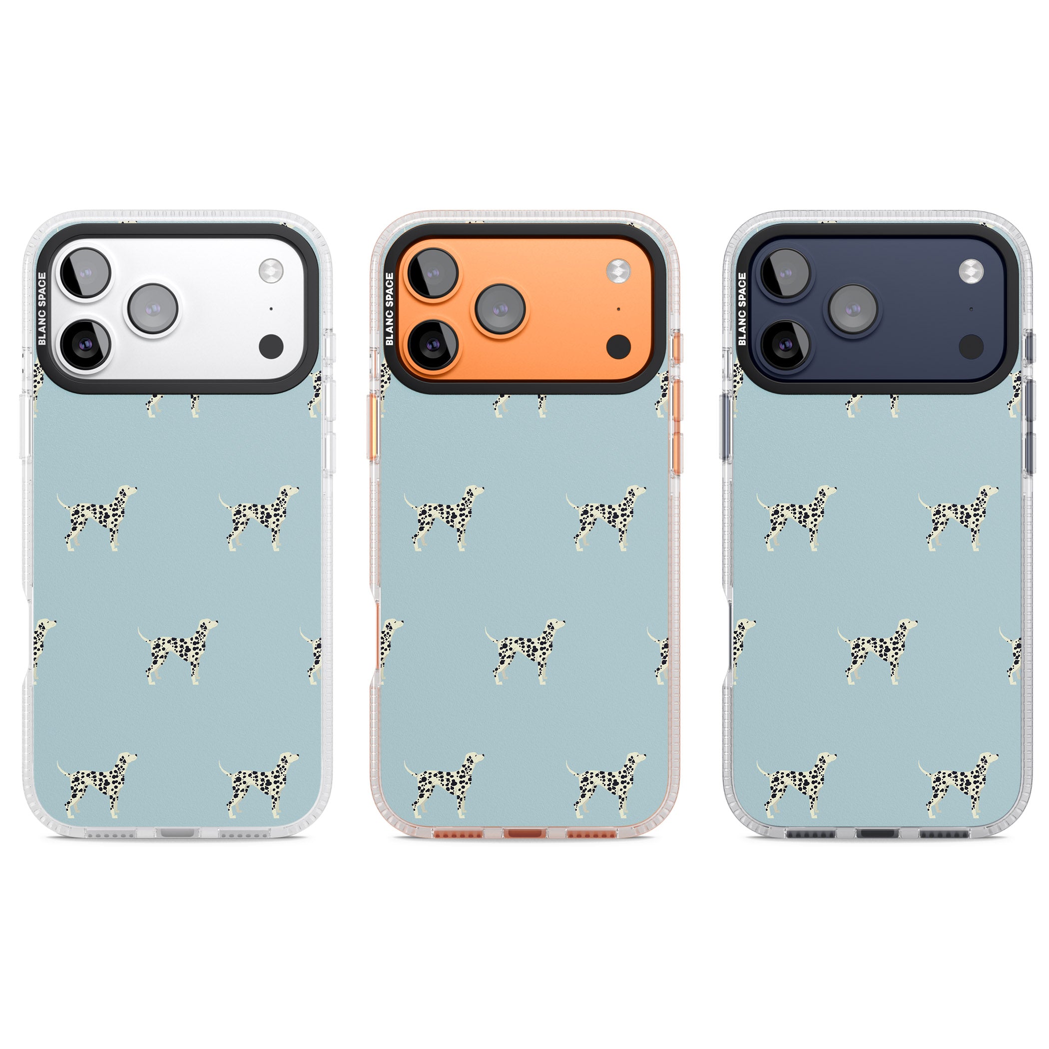 Dalmatian Pattern iPhone 17 Pro Impact Air Clear Phone Case APT Impact Protection